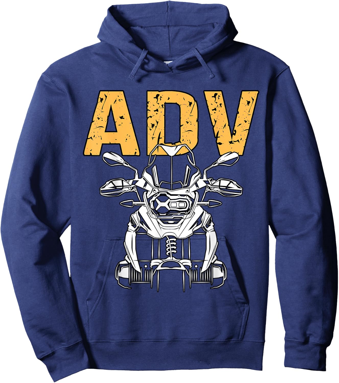 Adventure Rider Motorcycle Biker OffRoad Mountain Travel GS Hoodie - Hoodie | Navy