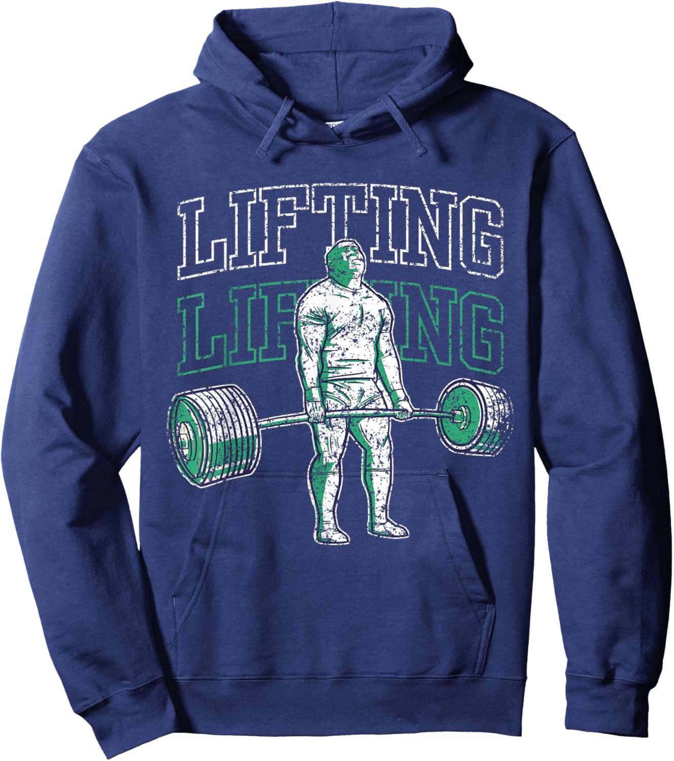 Lifting Weightlifting Gym Workout Lift Hoodie - Hoodie | Navy