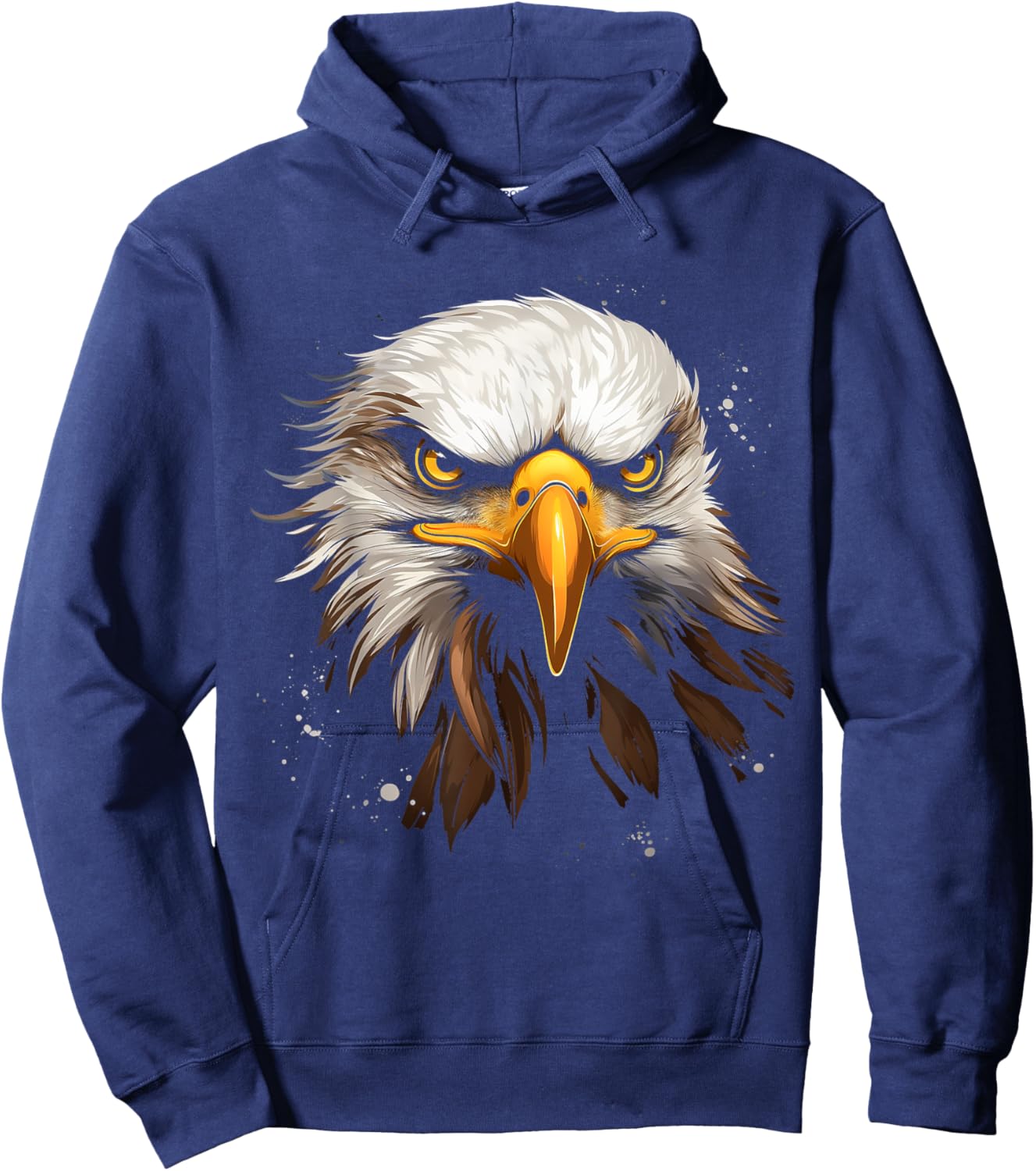 Bald Eagle Bird Colorful Design Bird Lover Eagle Hoodie - Hoodie | Navy