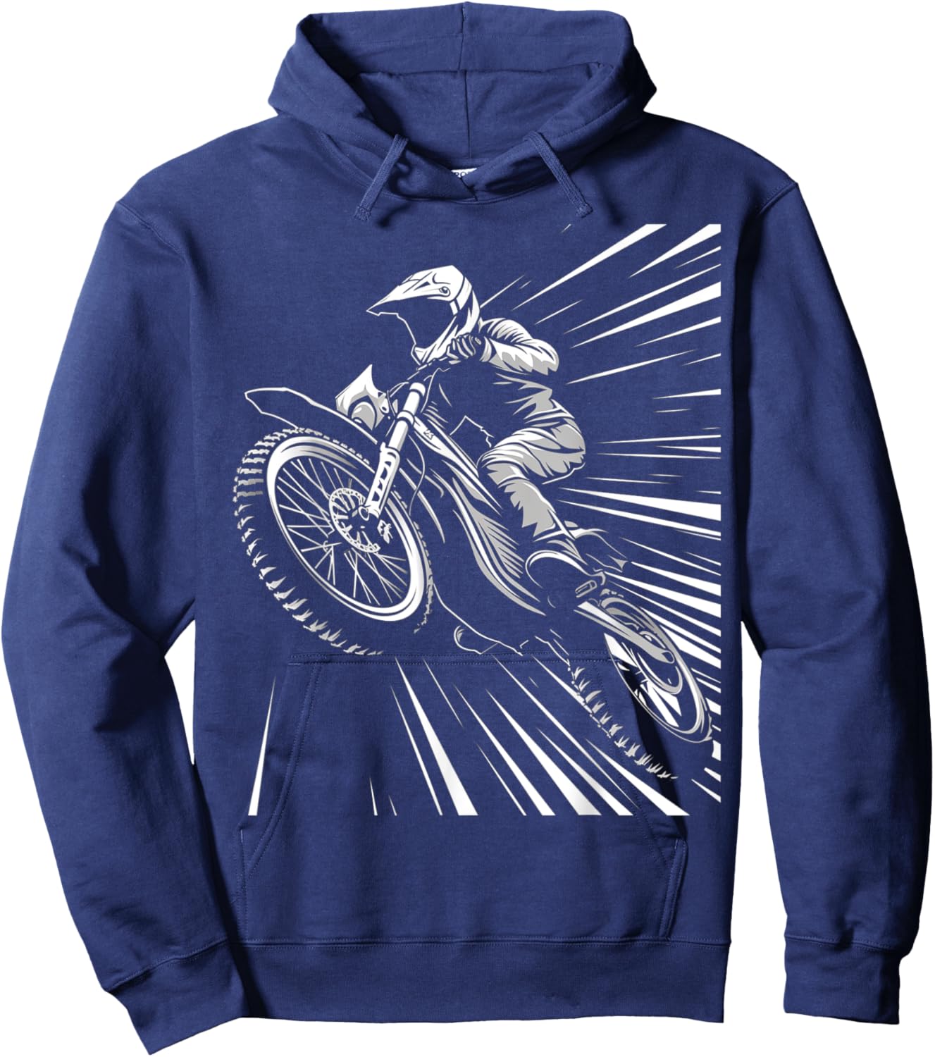 Funny Dirt Bike Lover Motocross Biker Fun Racing Love Riding Hoodie - Hoodie | Navy