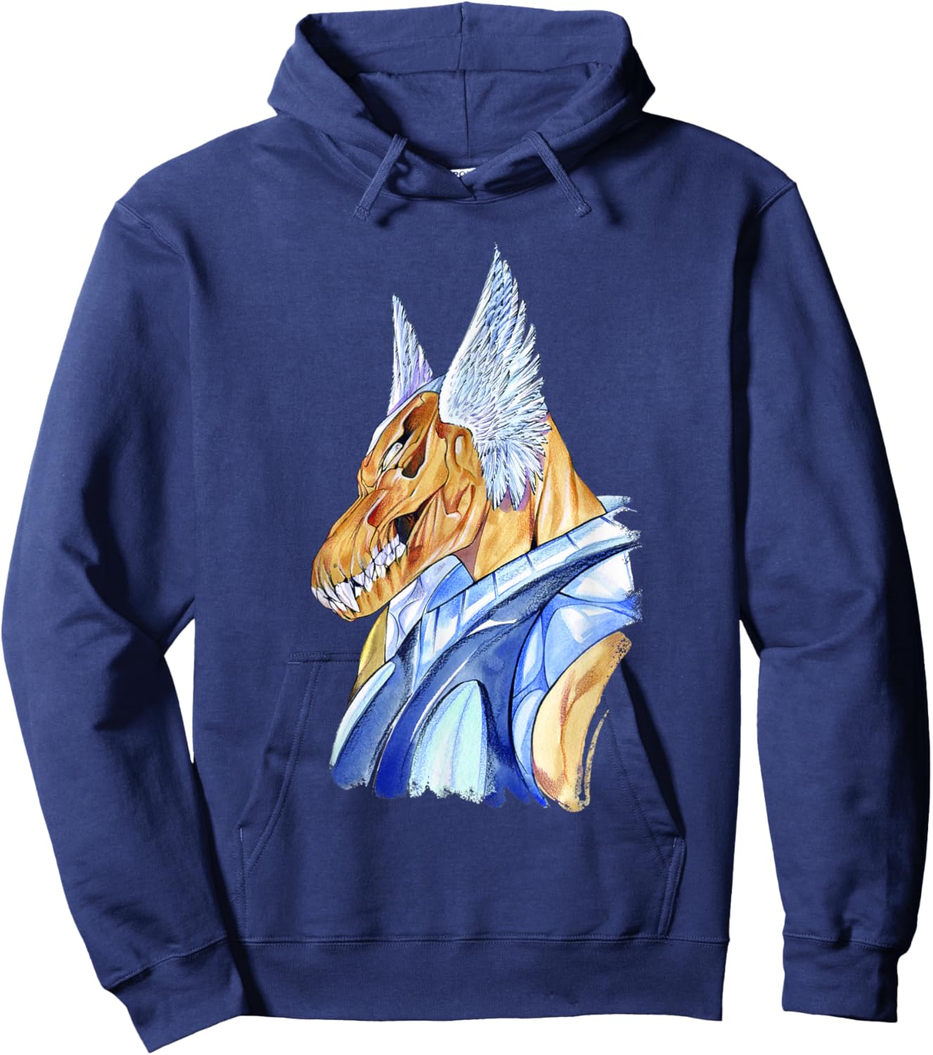 Marvel Comics Retro Classic Beta Ray Bill Sideview Portrait Hoodie - Hoodie | Navy