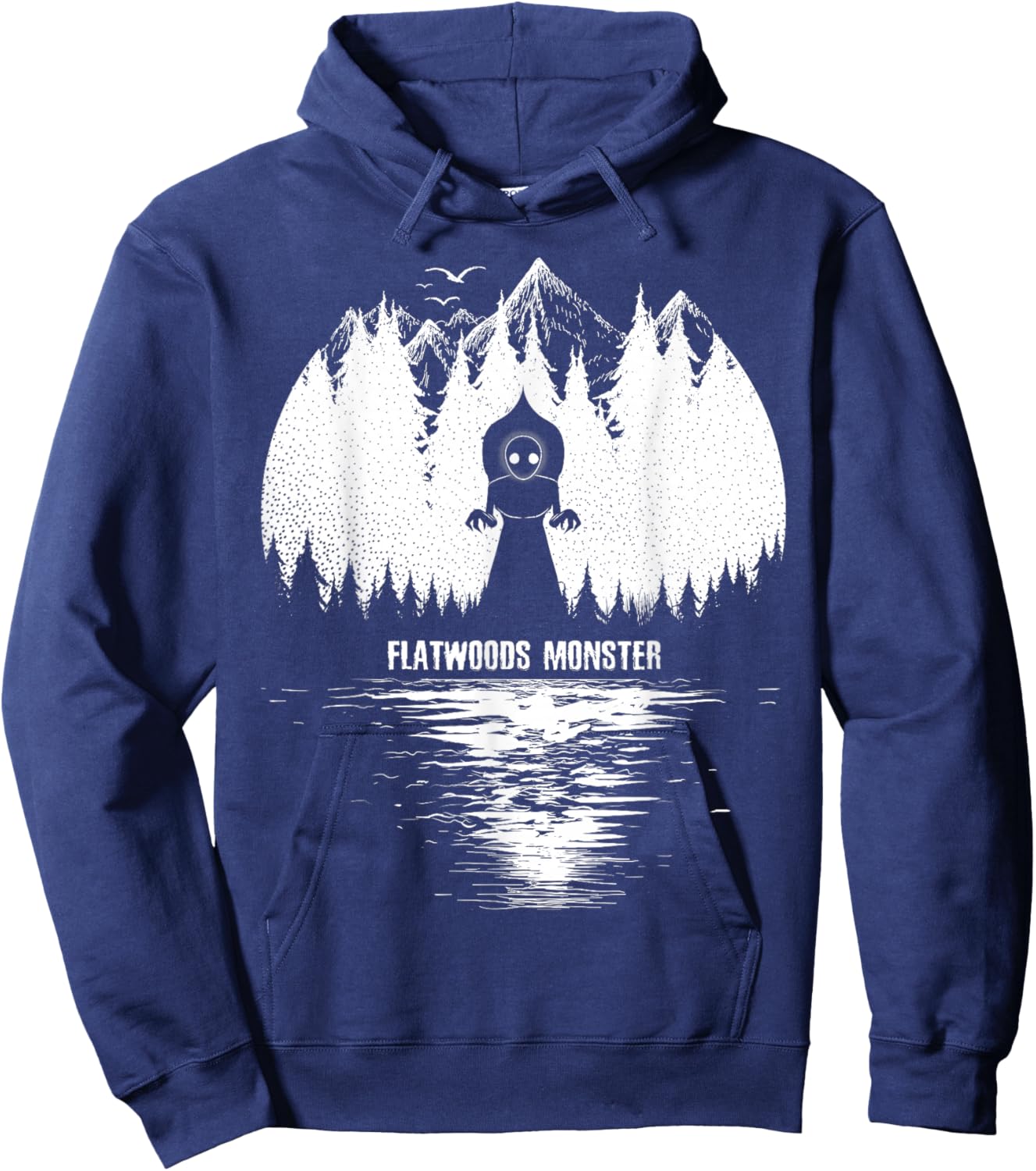 Flatwoods Monster Cryptozoology Women Kids! Cryptid Hoodie - Hoodie | Navy