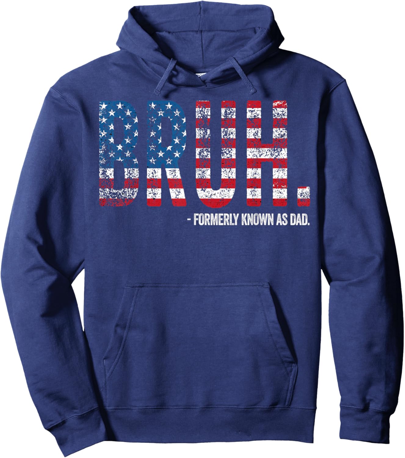 Bruh Formerly Known As Dad Hoodie - Hoodie | Navy