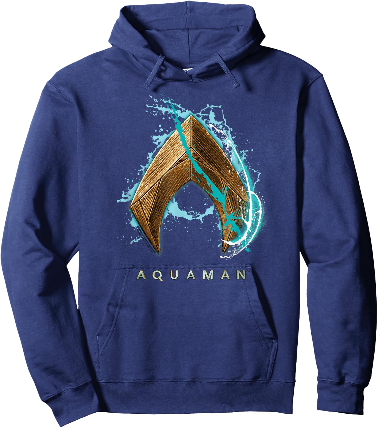 Aquaman Movie Water Shield Hoodie - Hoodie | Navy