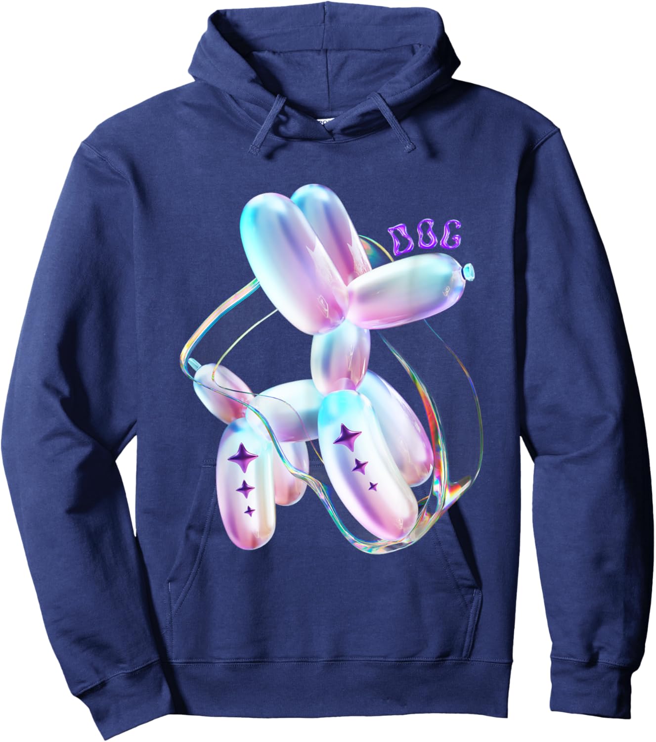 3d Balloon Dog Hoodie - Hoodie | Navy