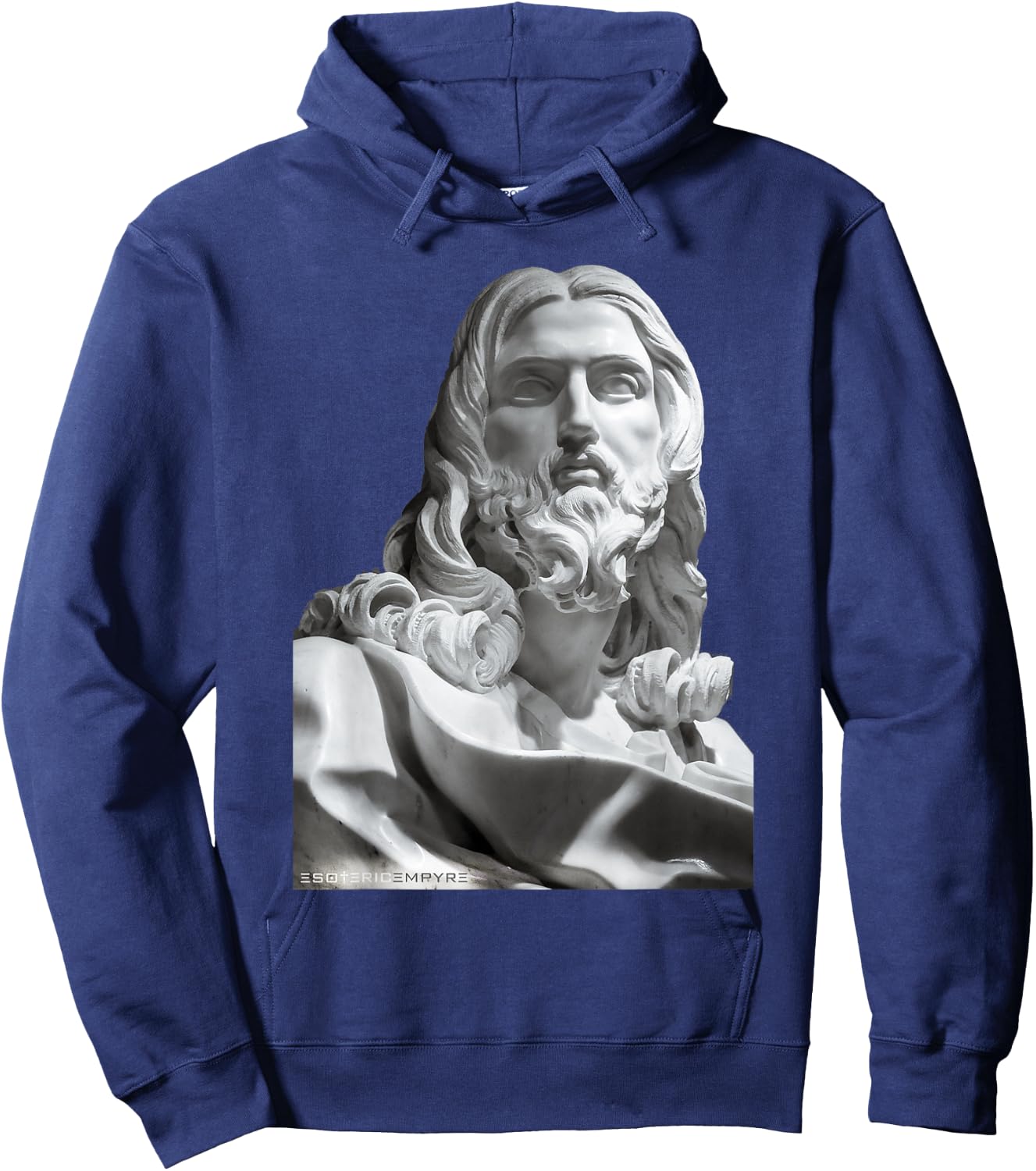 Jesus Christ Bernini Statue Hoodie - Hoodie | Navy