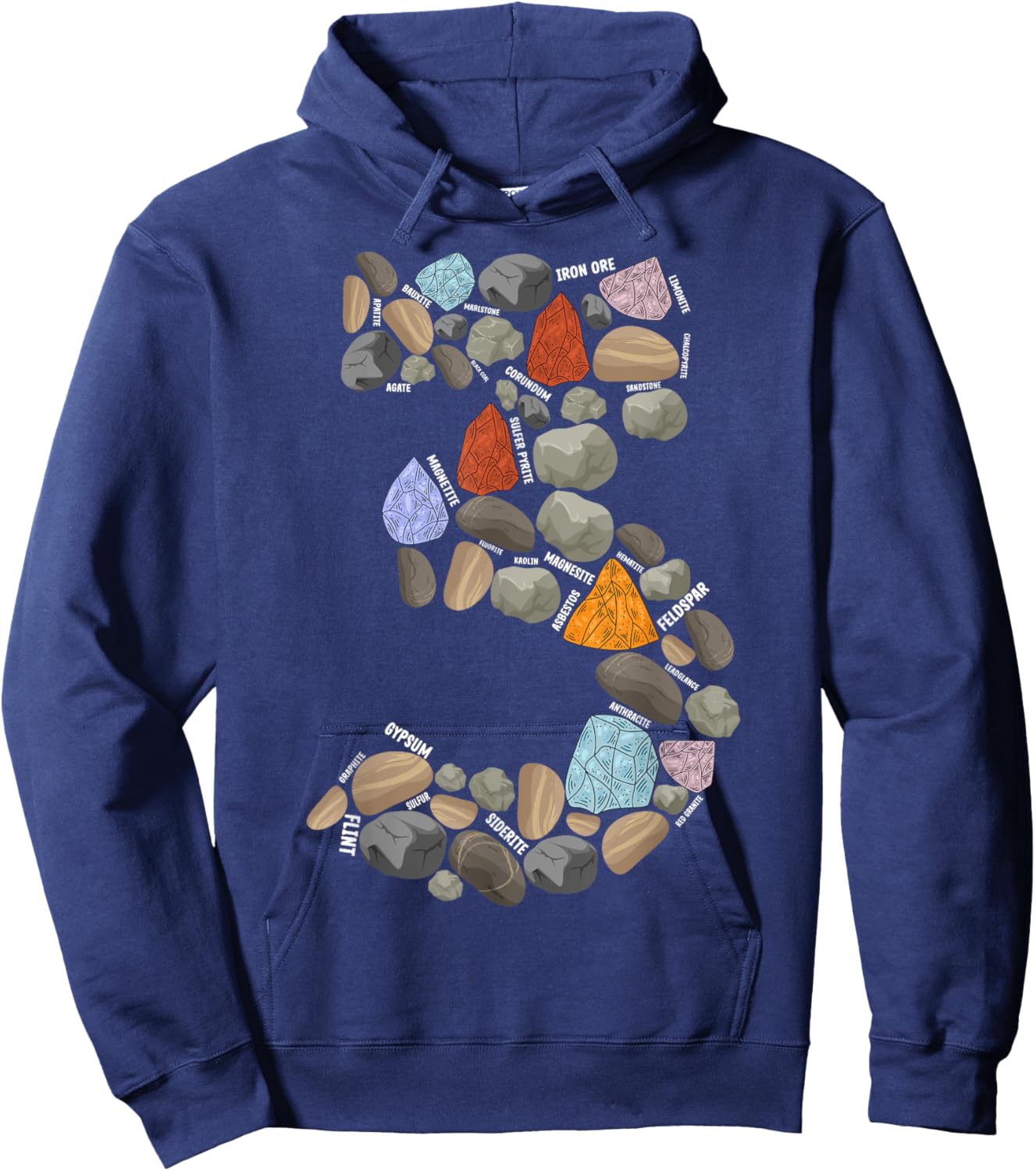 Geology Rocks 3 Years Old 3rd Birthday Rock Collecting Hoodie - Hoodie | Navy
