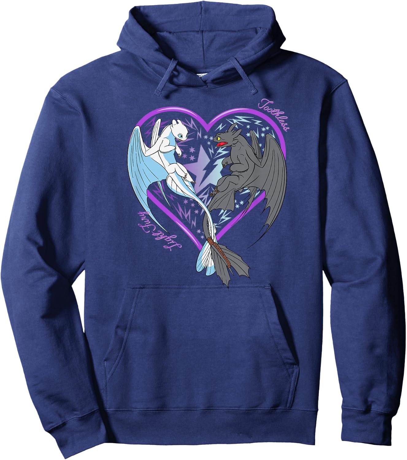 How to Train Your Dragon 3 Hidden World Night Light Hoodie - Hoodie | Navy