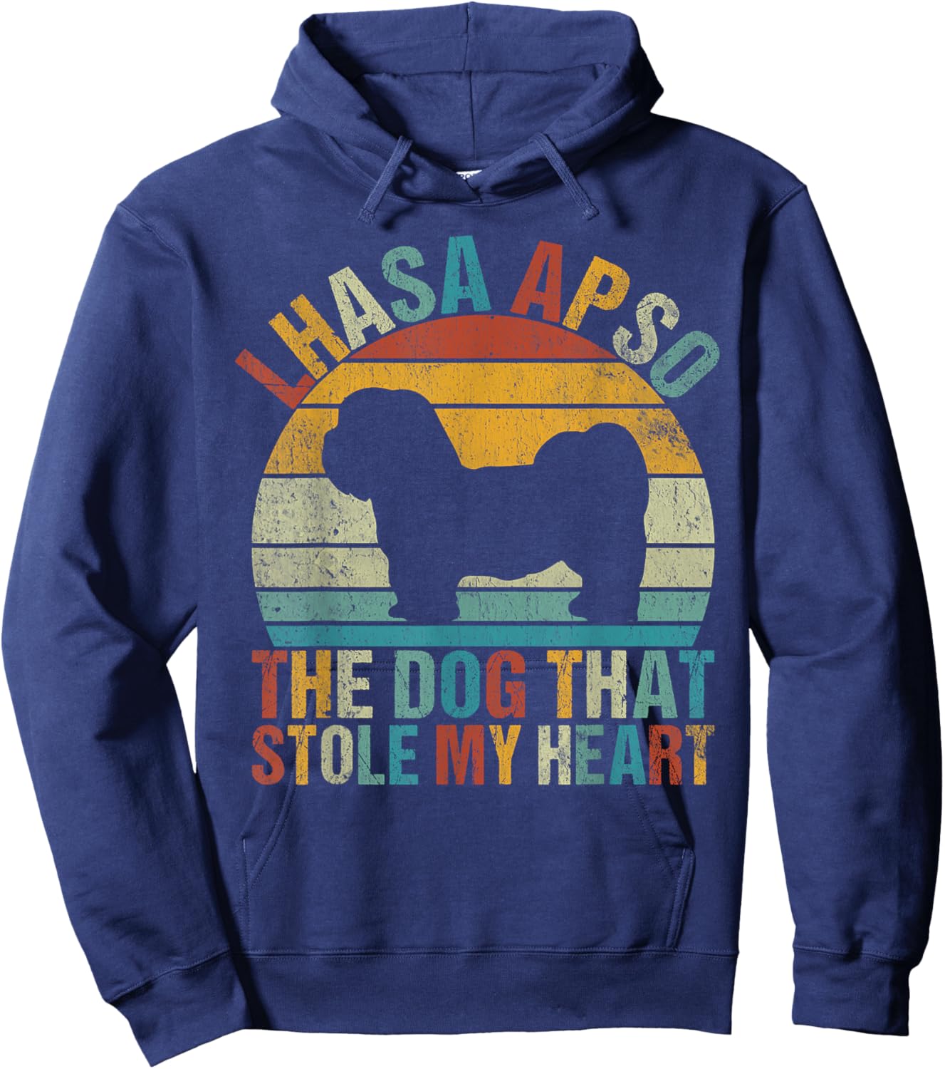 Lhasa Apso the Dog that stole my Heart Lhasa Apso Men Women Hoodie - Hoodie | Navy