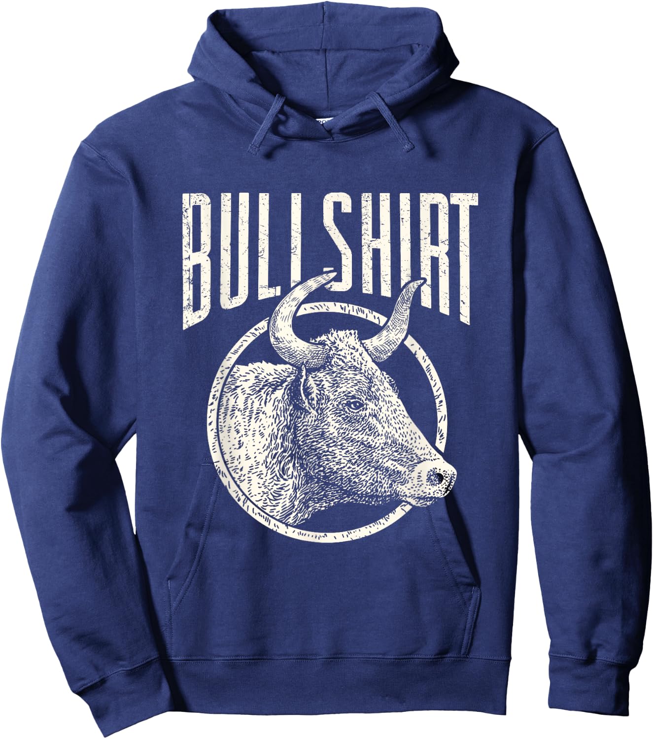 Funny This Is My Bull Shirt Casual Shirt Hoodie - Hoodie | Navy