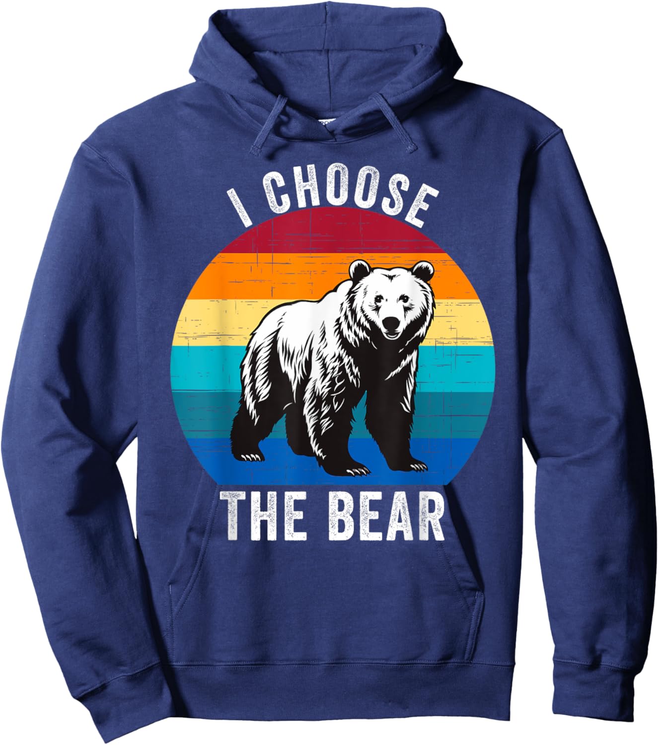 I Choose The Bear Women Overwhelmingly Choose The Bear Hoodie - Hoodie | Navy