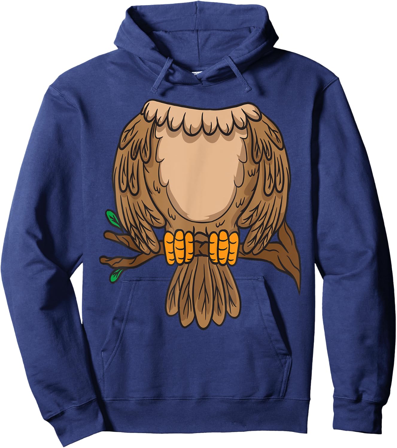 Funny Headless Owl Halloween Night Bird Costume Easy Outfit Hoodie - Hoodie | Navy