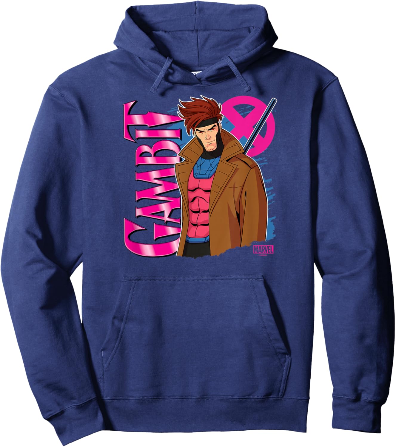 X-Men - Gambit Logo Hoodie - Hoodie | Navy