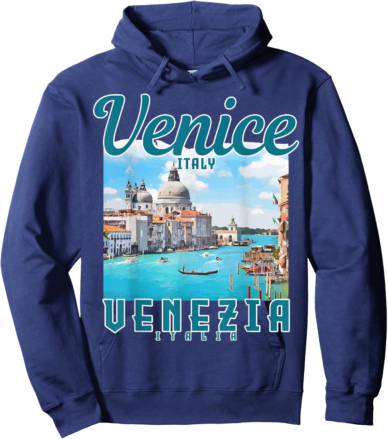 Venice Italy Venice Vintage Souvenir Hoodie - Hoodie | Navy