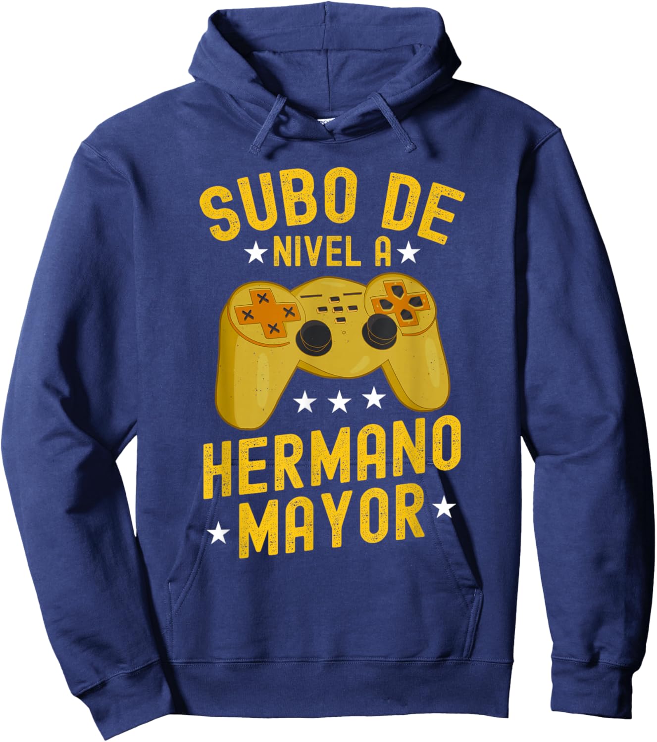 Subo De Nivel A Hermano Mayor Promovido A Hermano Mayor Hoodie - Hoodie | Navy