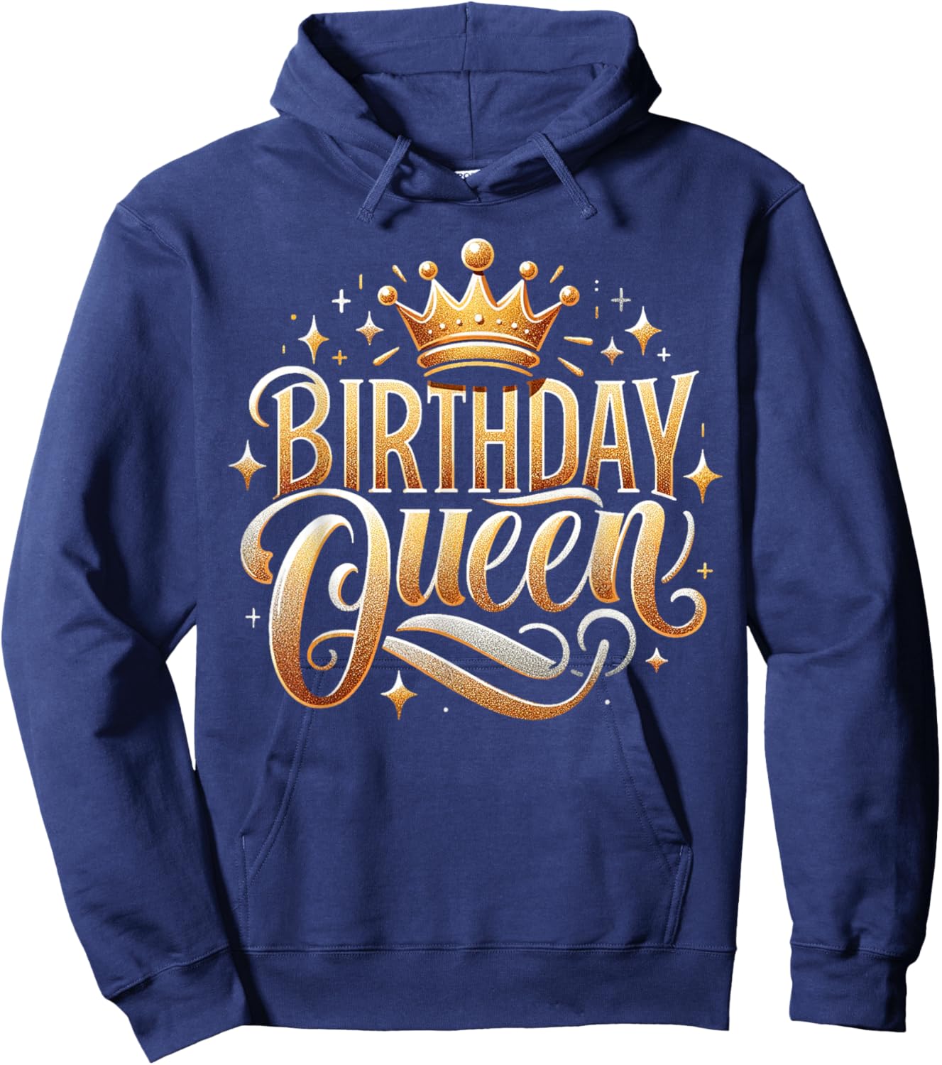 I'm the Birthday Queen Happy Birthday Girls Birthday Hoodie - Hoodie | Navy