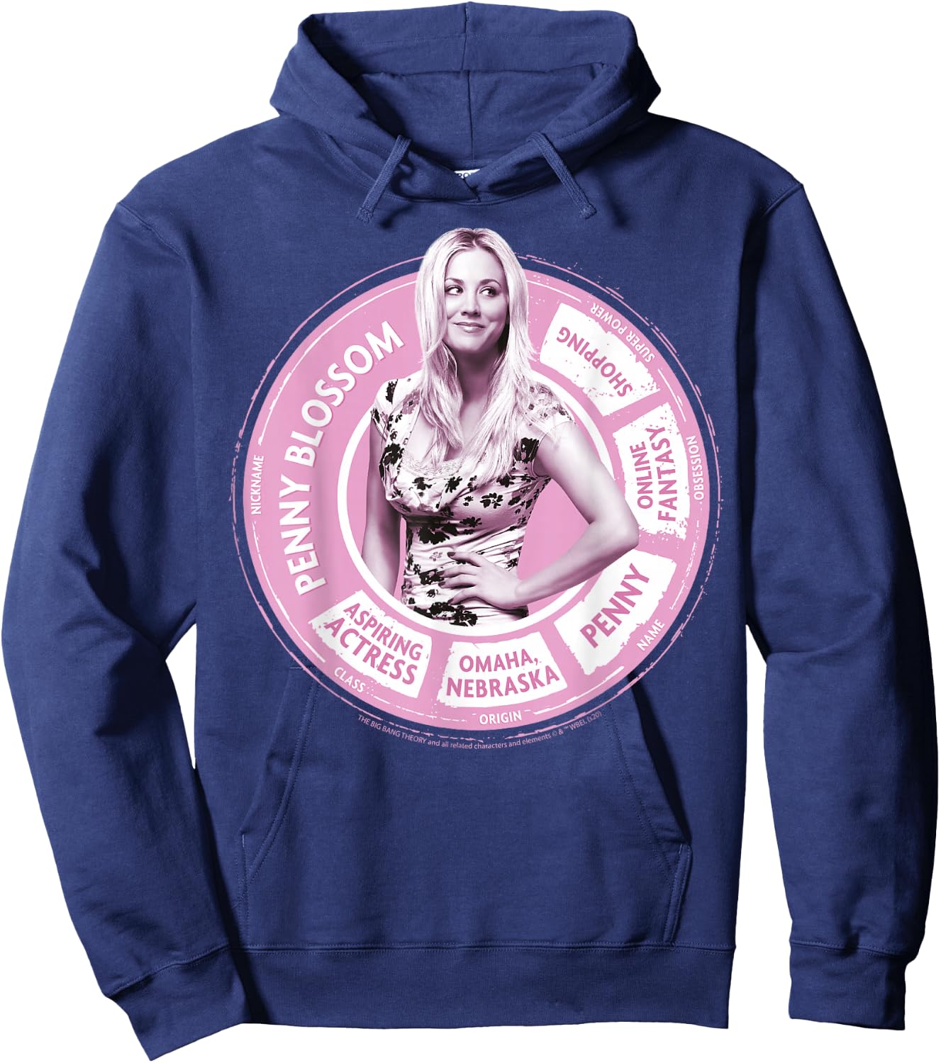 The Big Bang Theory Penny Statistics Hoodie - Hoodie | Navy