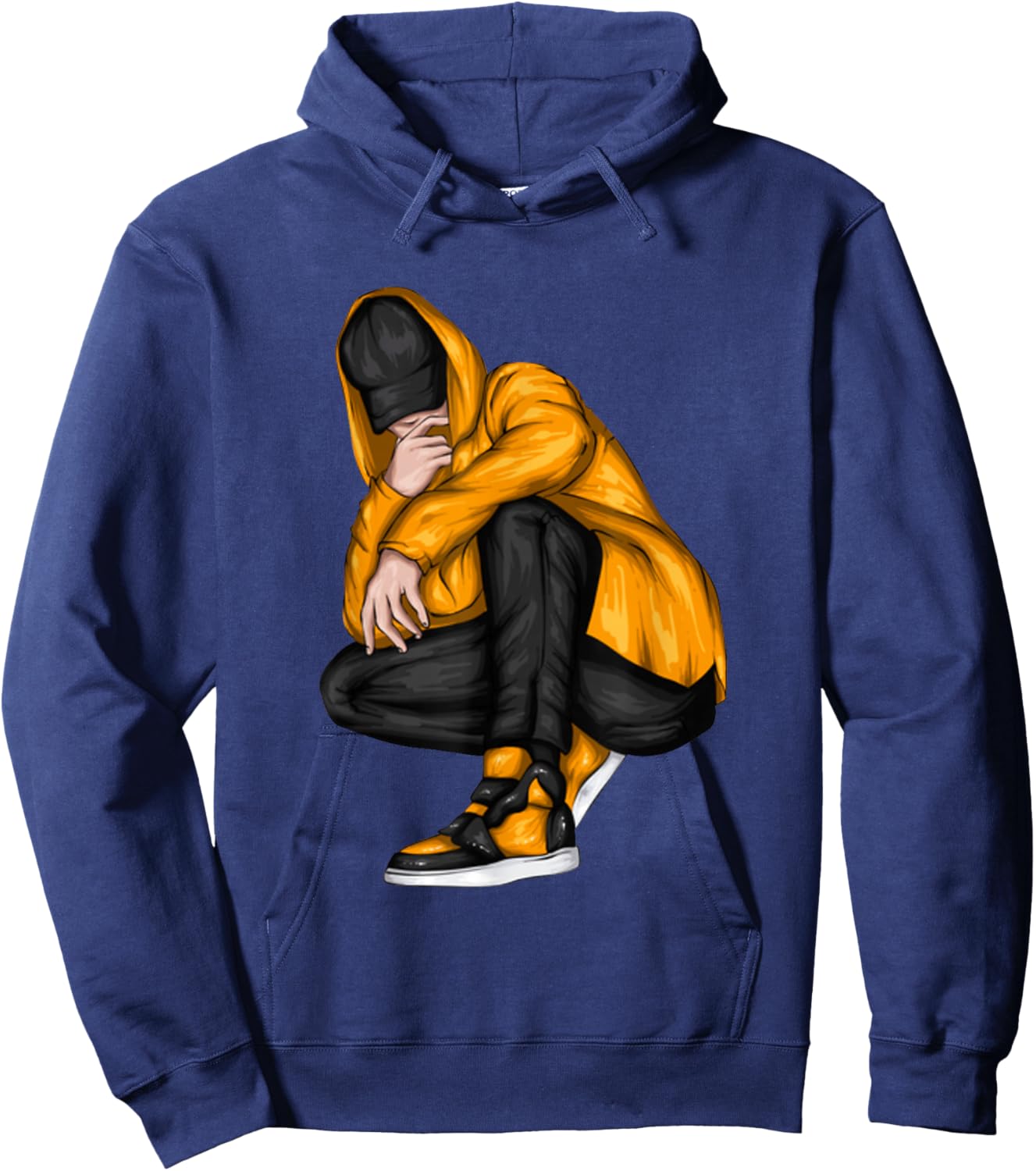 B-Boy Bboying Hip Hop Music Break Dance Hoodie - Hoodie | Navy