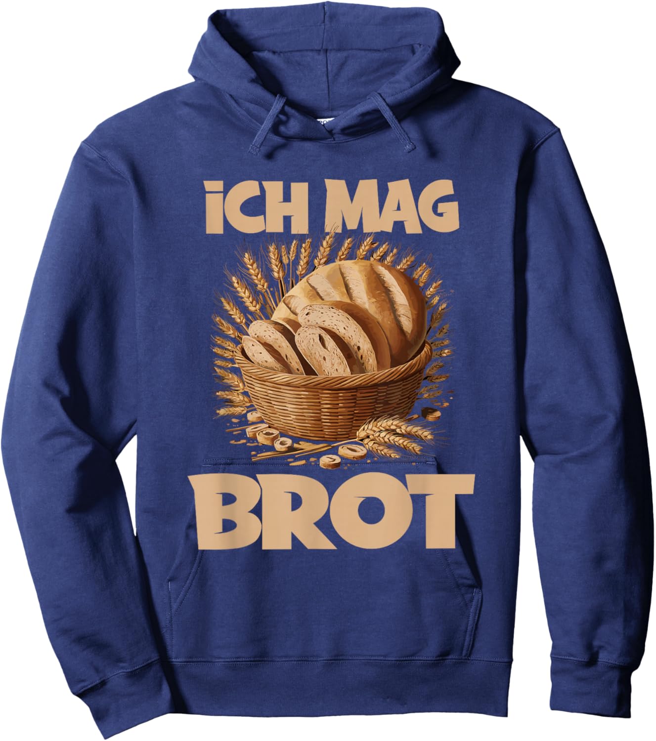 Ich mag Brot Bäcker Bäckerei Hoodie - Hoodie | Navy