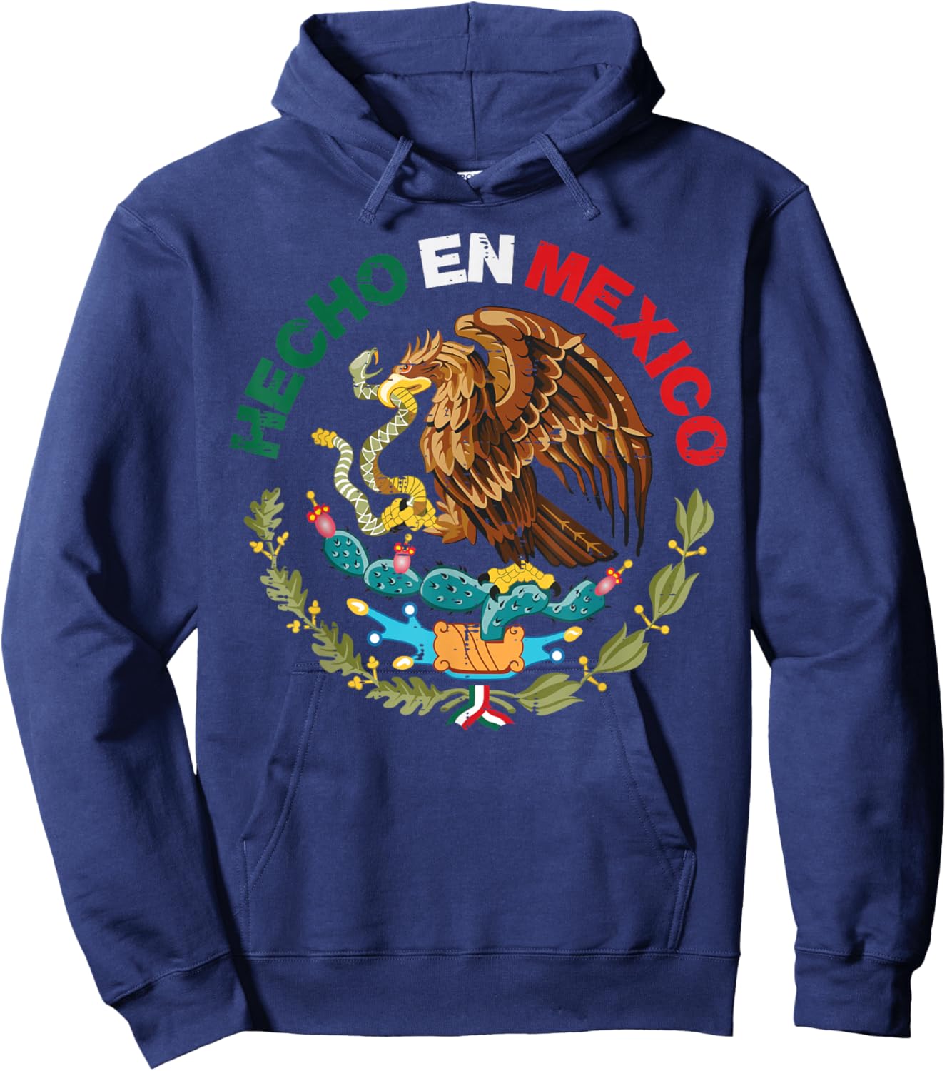 Hecho En Mexico Eagle Mexican Independence Day Men Women Kid Hoodie - Hoodie | Navy