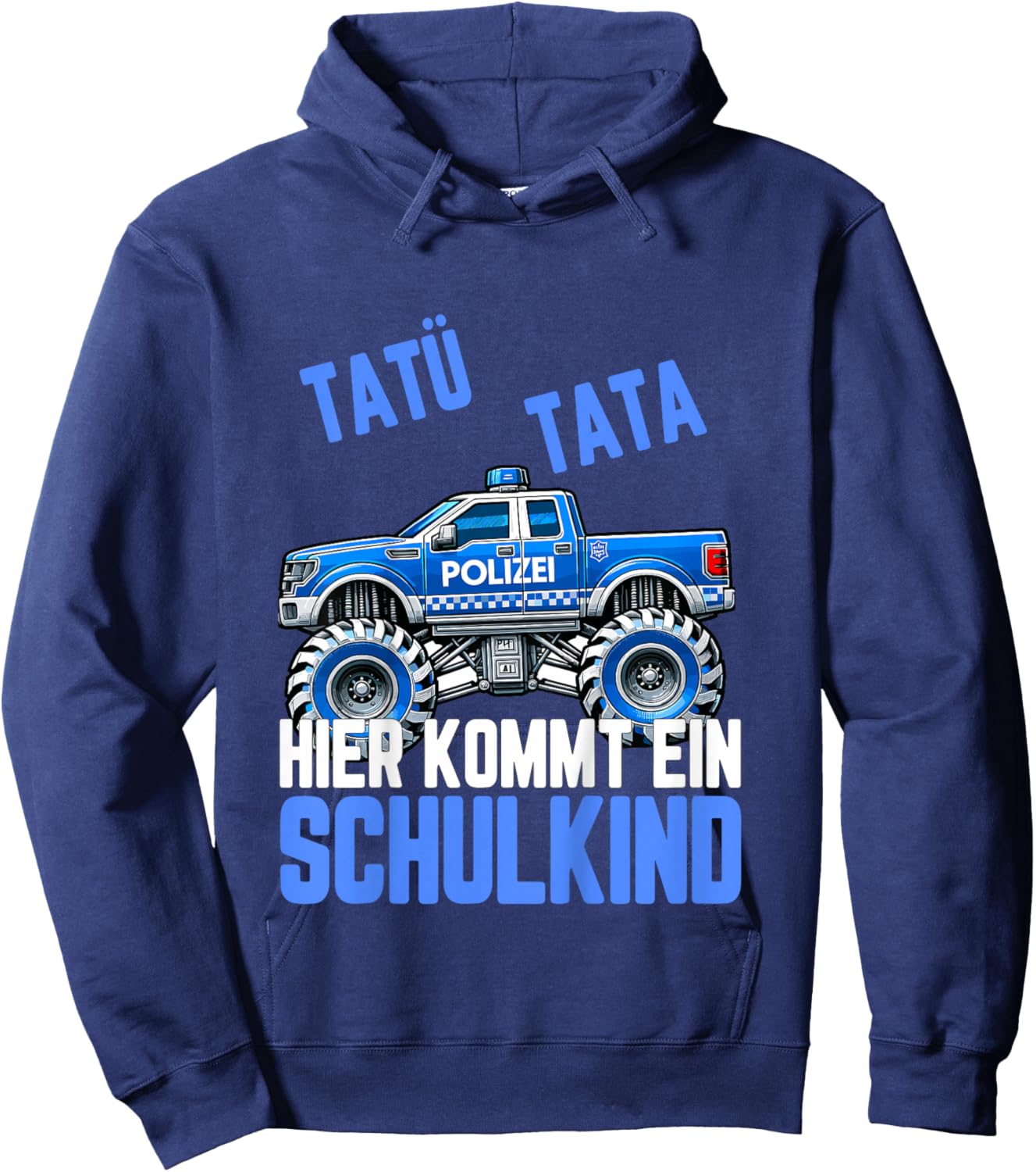 Einschulung Polizei Schulkind 2026 Kinder Junge Schultüte Hoodie - Hoodie | Navy
