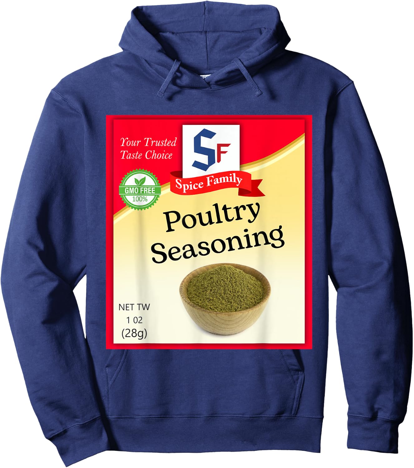Poultry Seasoning Condiment Costume Holiday Spice Costumes Hoodie - Hoodie | Navy