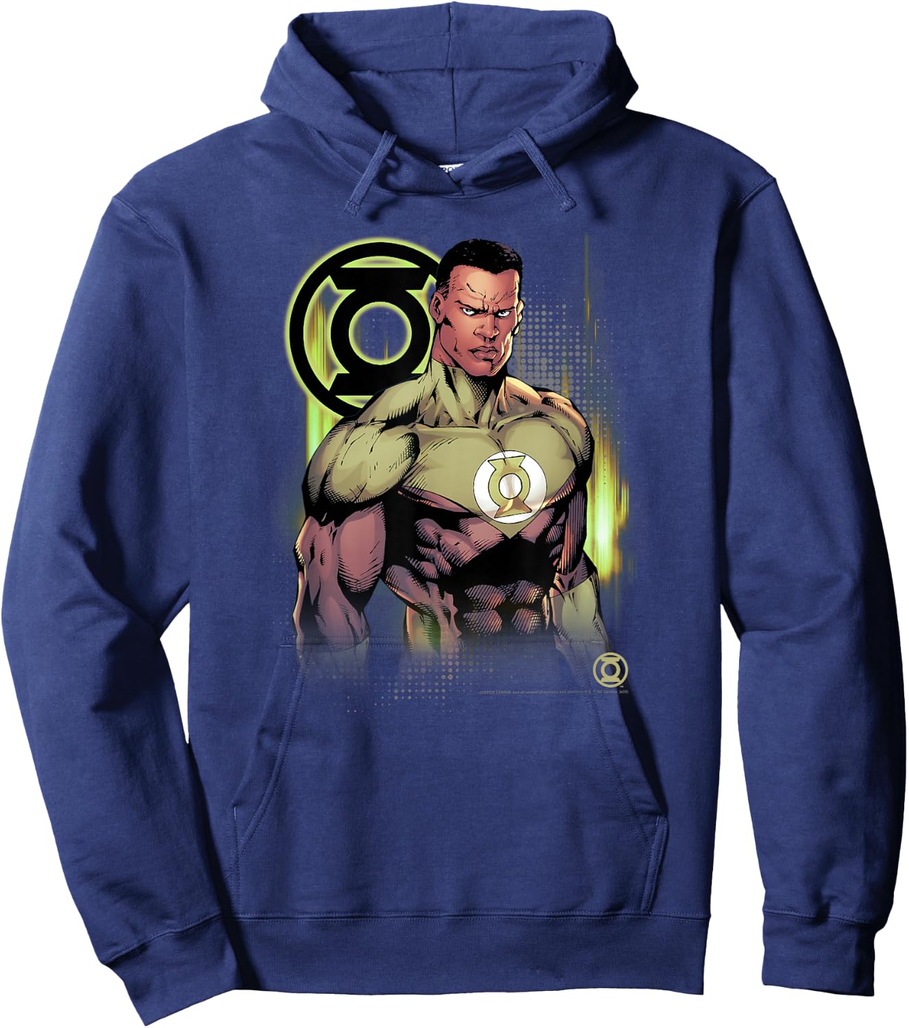 DC Comics Justice League Green Lantern Fierce Warrior Hoodie - Hoodie | Navy