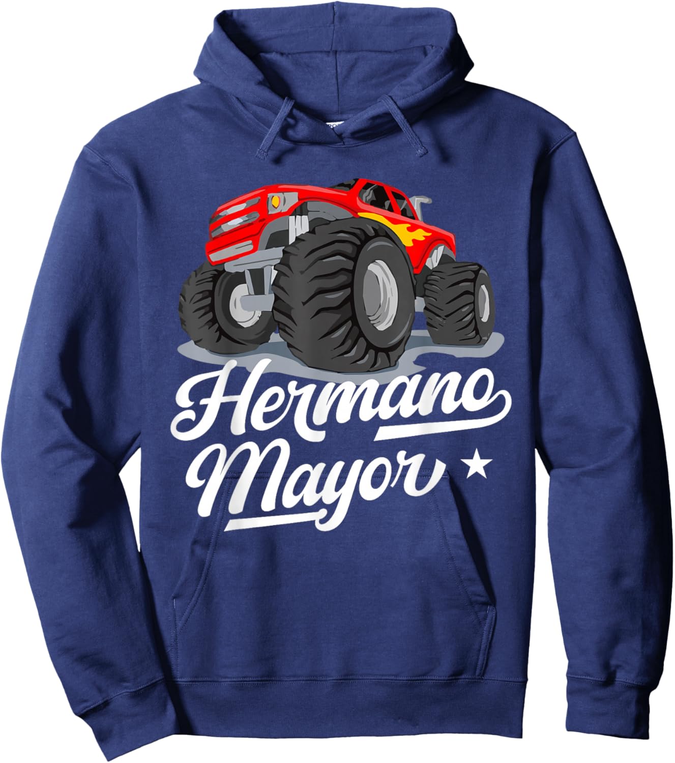 Hermano Mayor Promovido A Hermano Mayor Hoodie - Hoodie | Navy