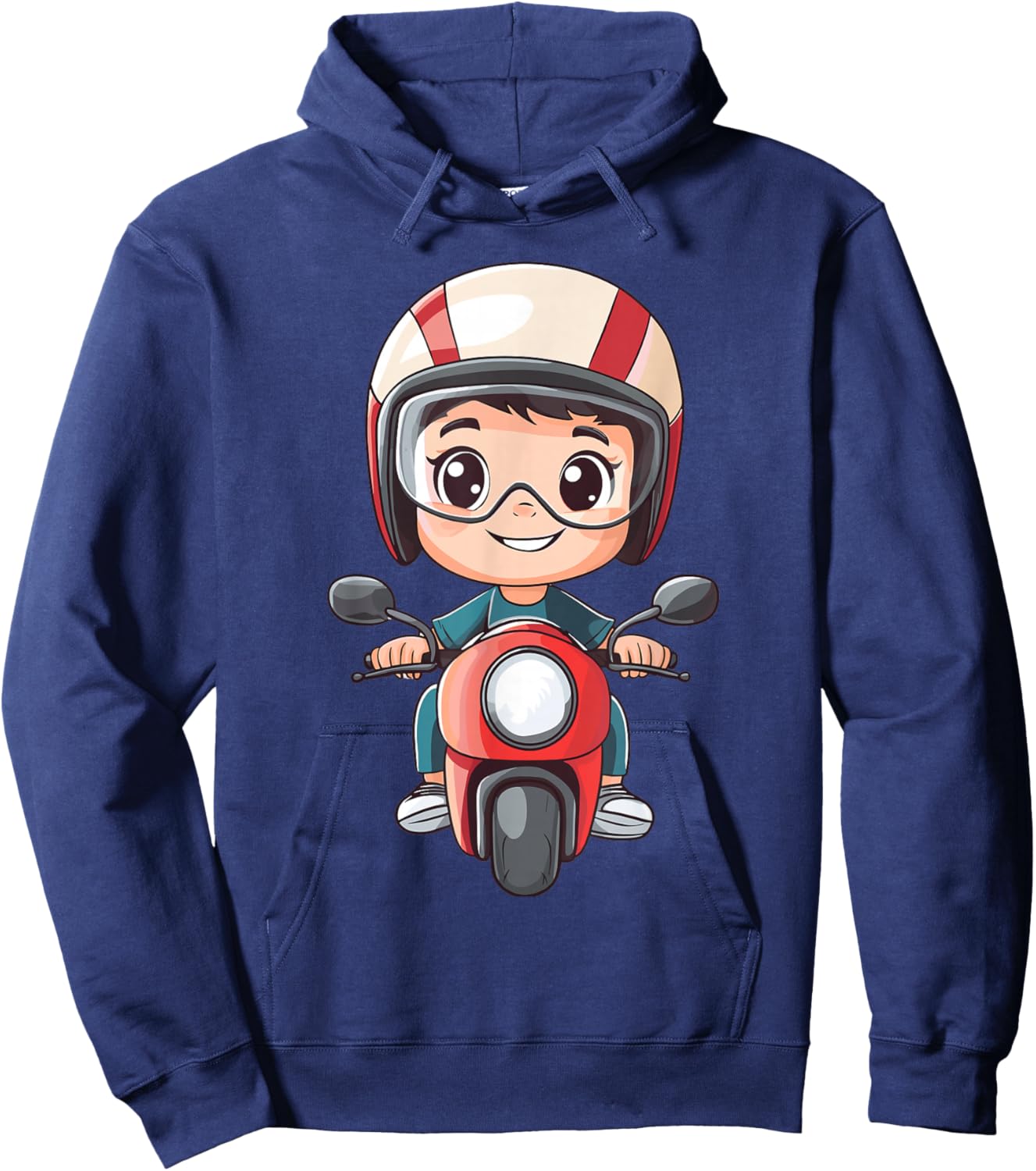 Boys Motorcycle Hoodie - Hoodie | Navy