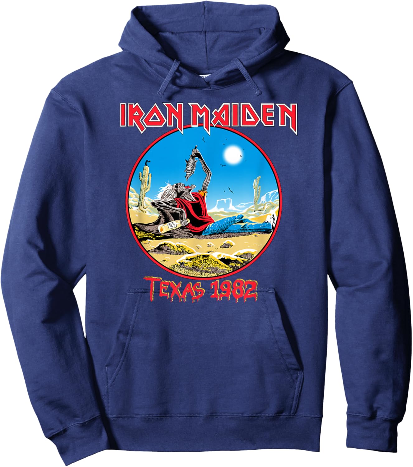 Iron Maiden - Beast Tames Texas Hoodie - Hoodie | Navy