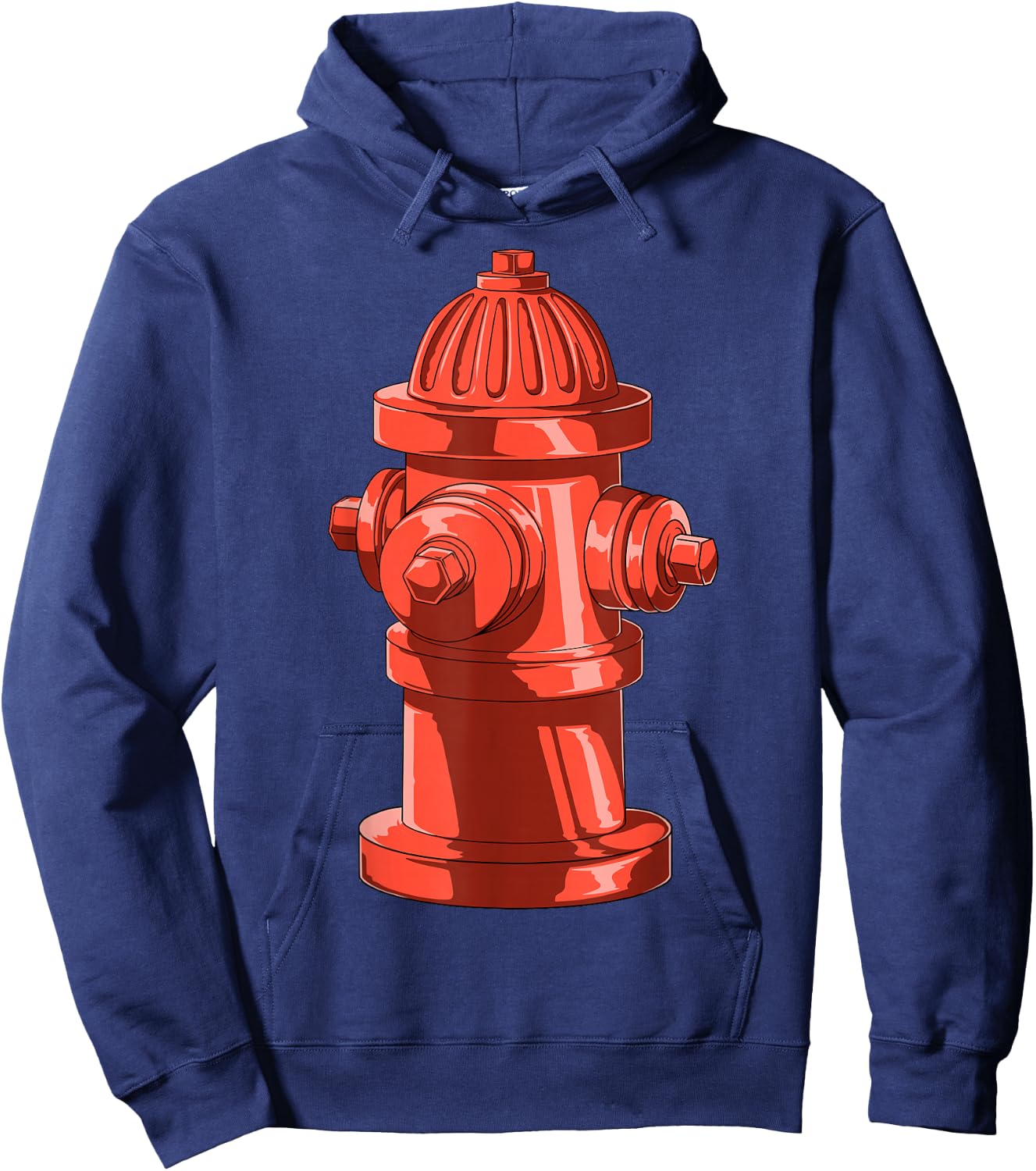 Fire Hydrant Firetruck Future Firefighter Firemen Party Hoodie - Hoodie | Navy