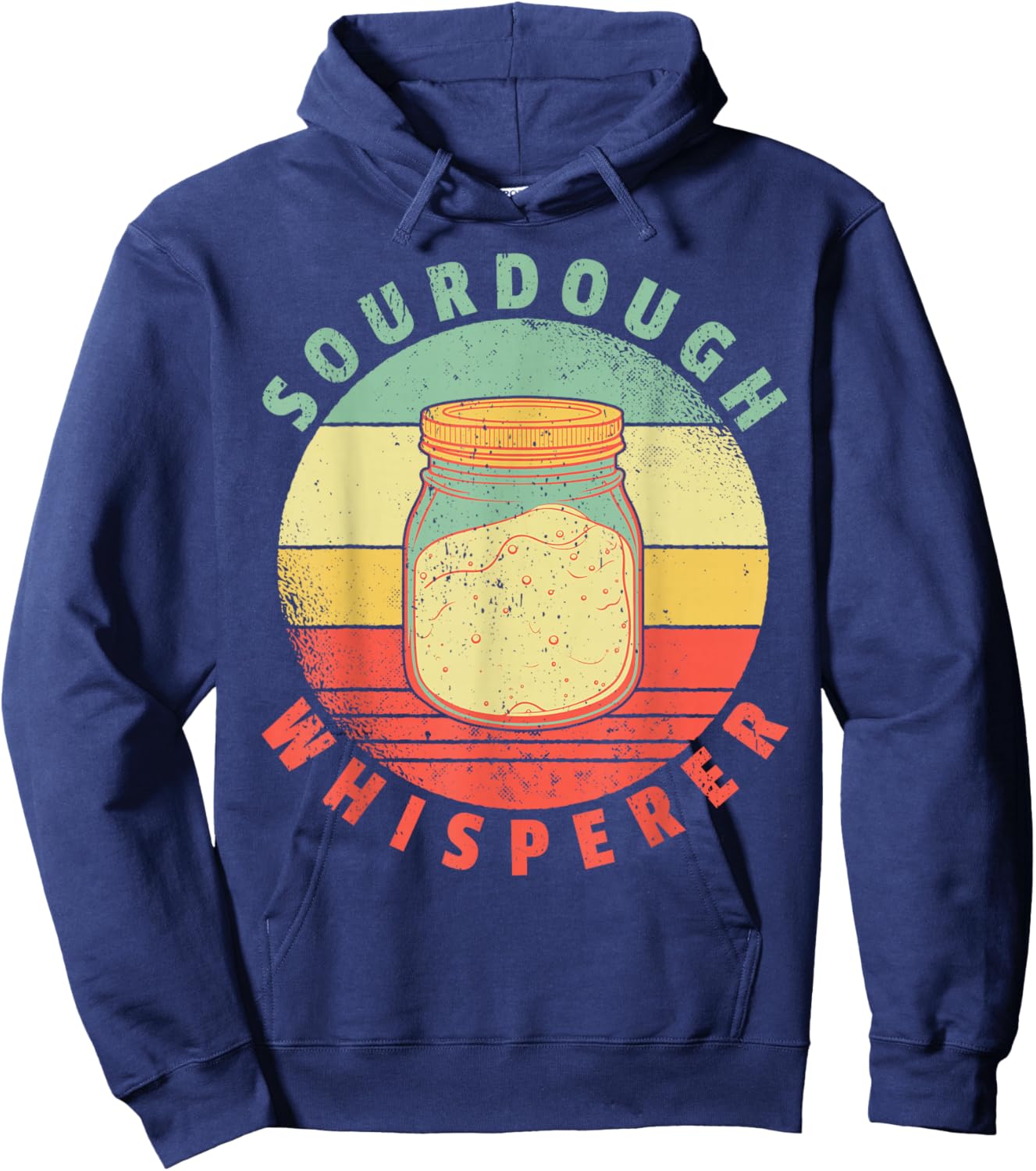 Sourdough Whisperer I Baking Sourdough Bread Baker Hoodie - Hoodie | Navy