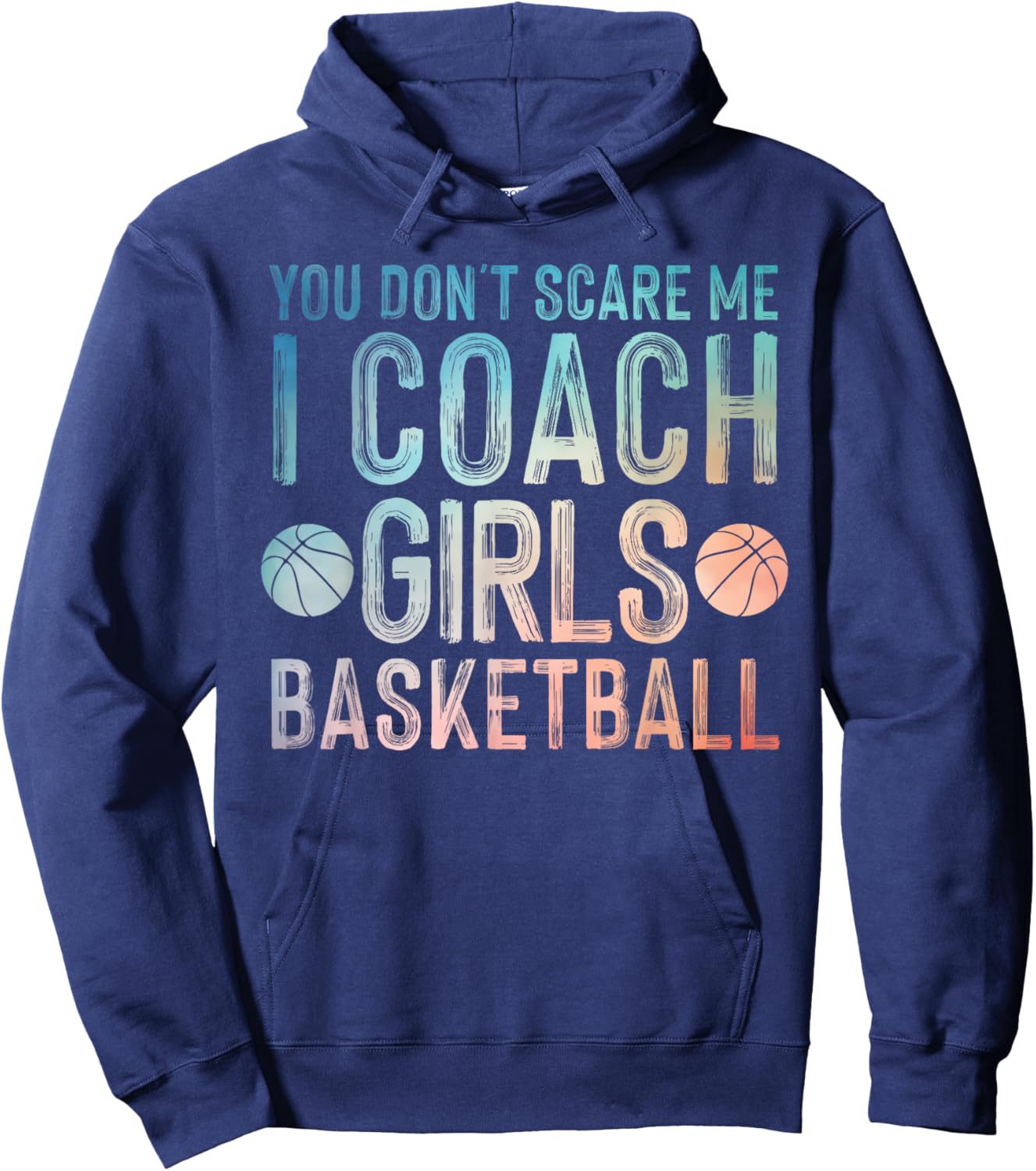 Funny Basketball Coaching Men Women Team Trainer Instructor Hoodie - Hoodie | Navy