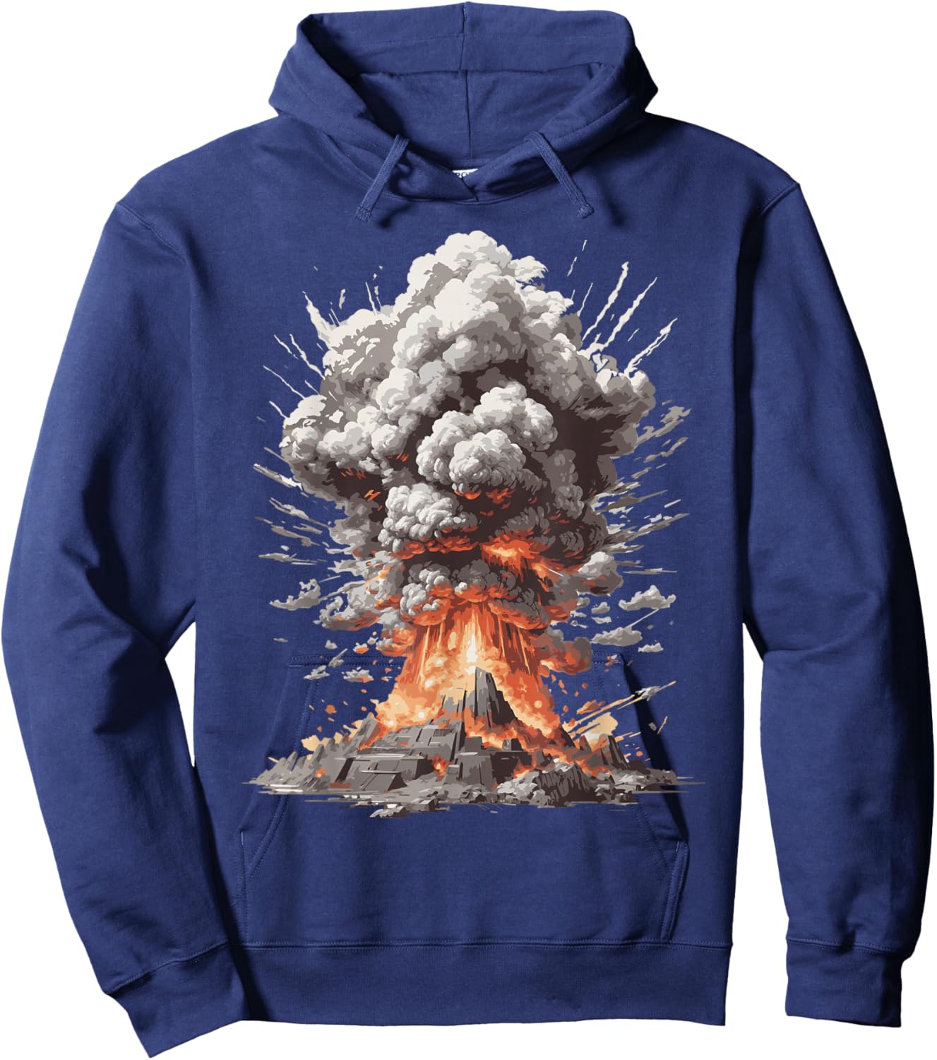 Atomic Bomb Explosion Nuclear Mushroom Fission Physicists Hoodie - Hoodie | Navy