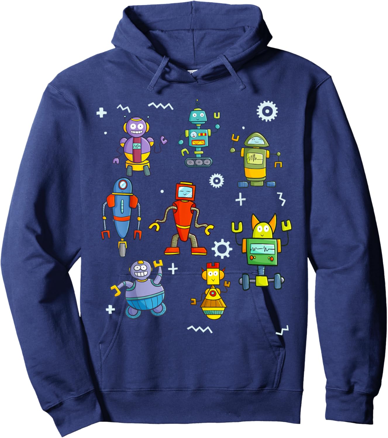 Funny Engineer Robotics Robot Technology Robotics Hoodie - Hoodie | Navy