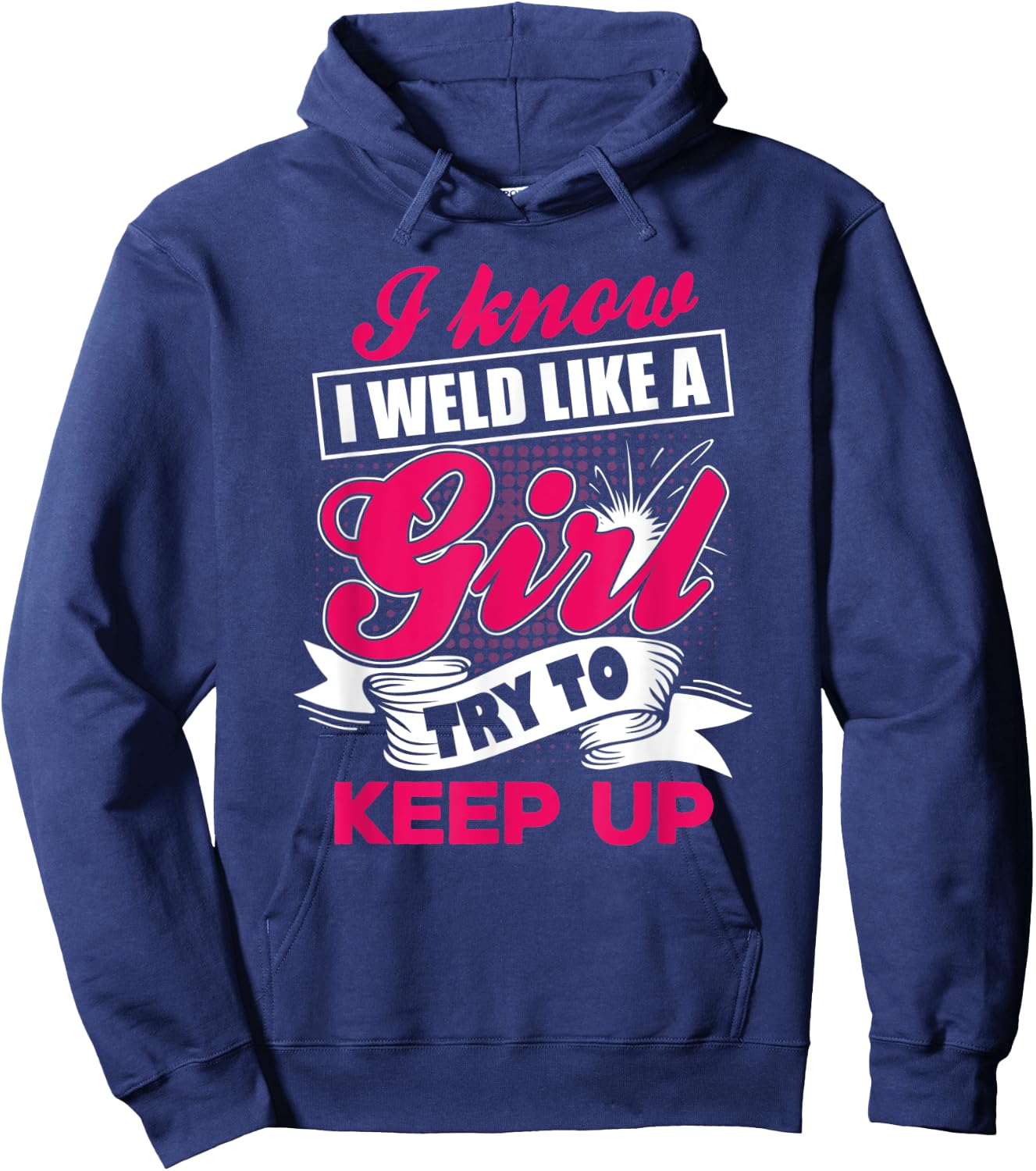 Welding Outfit For Welder Ironworker. Women Hoodie - Hoodie | Navy