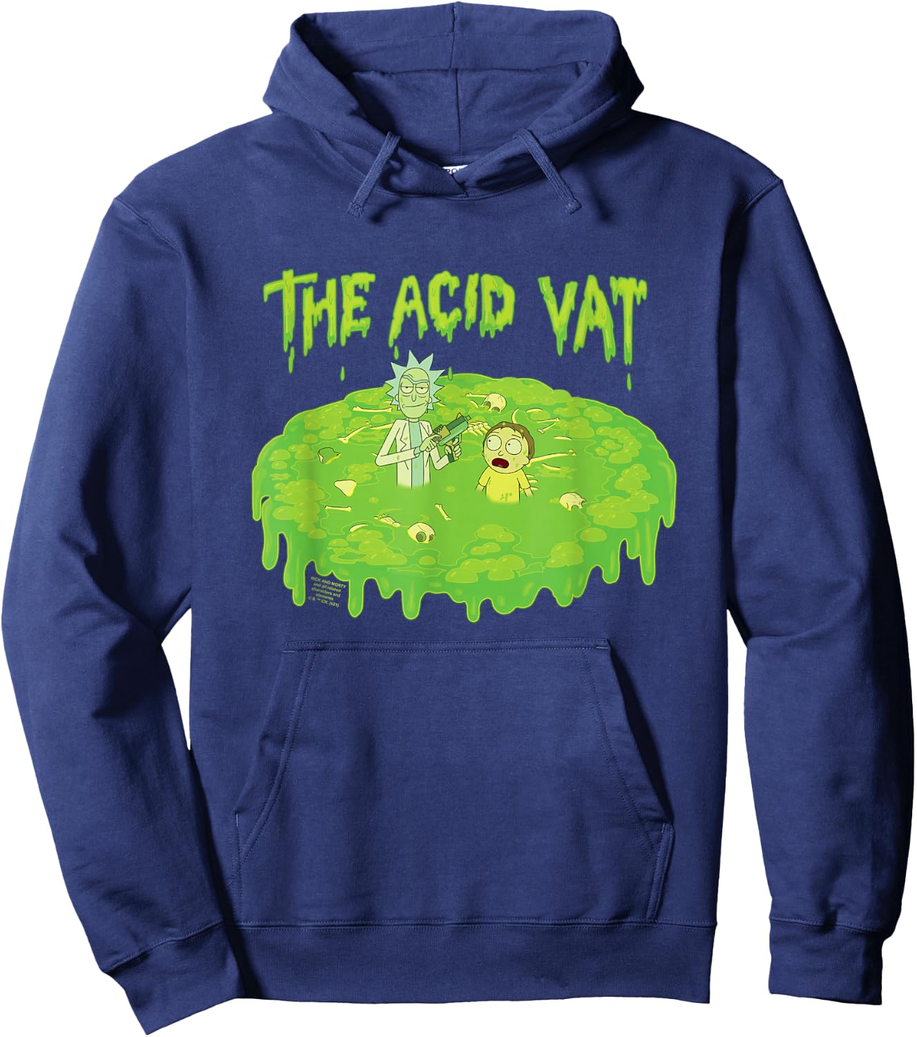 Rick and Morty The Acid Vat Hoodie - Hoodie | Navy