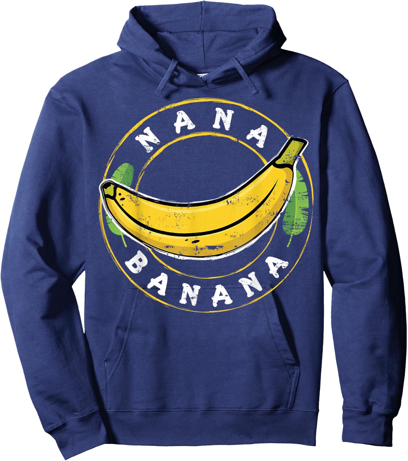 Funny Gift Gift Nana Banana Design Hoodie - Hoodie | Navy