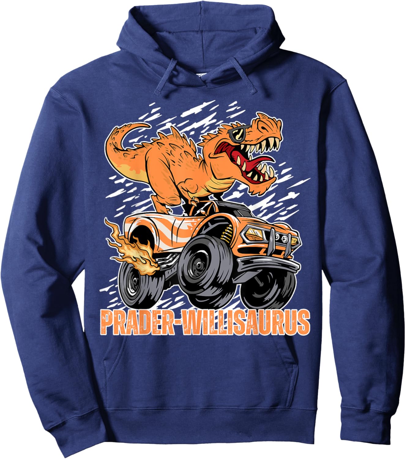 Prader Willi Syndrome, T-Rex Prader Willi Syndrome Hoodie - Hoodie | Navy