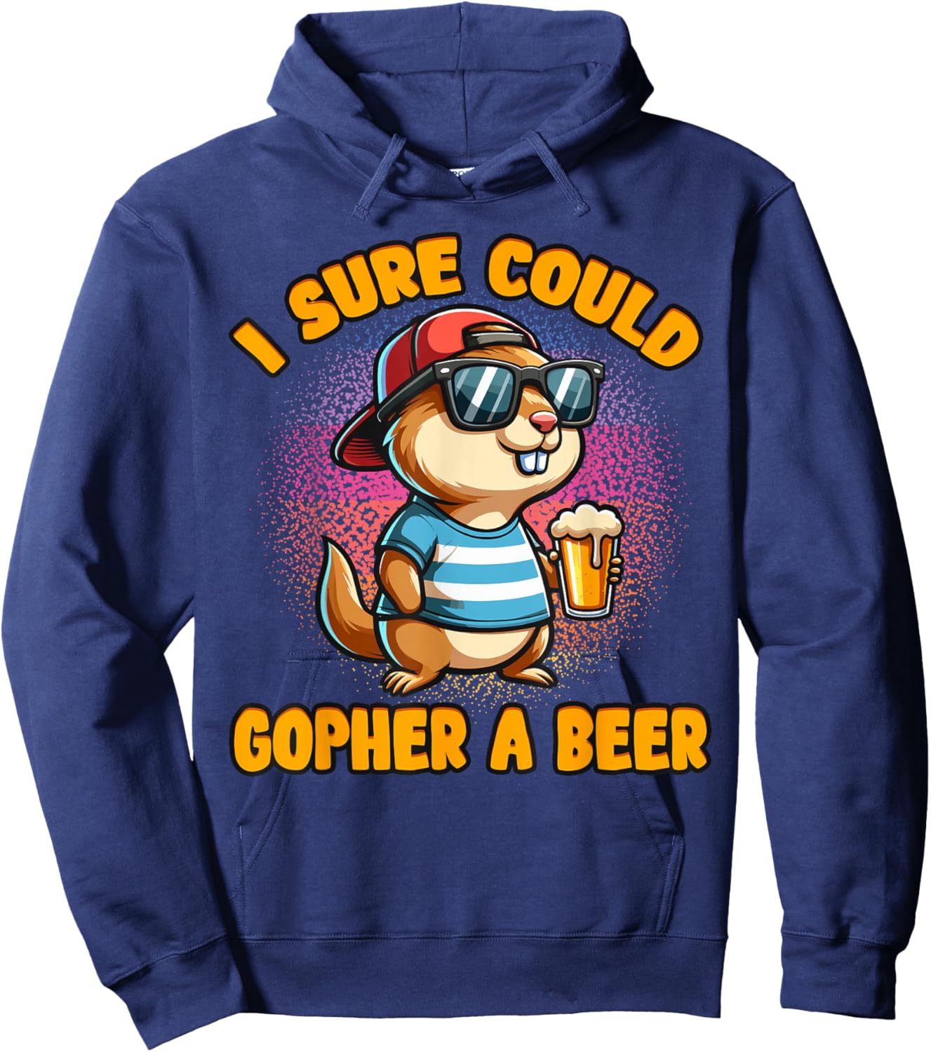 Gopher Sayings, Gopher Minnesota Gifts, Gopher Apparel Hoodie - Hoodie | Navy