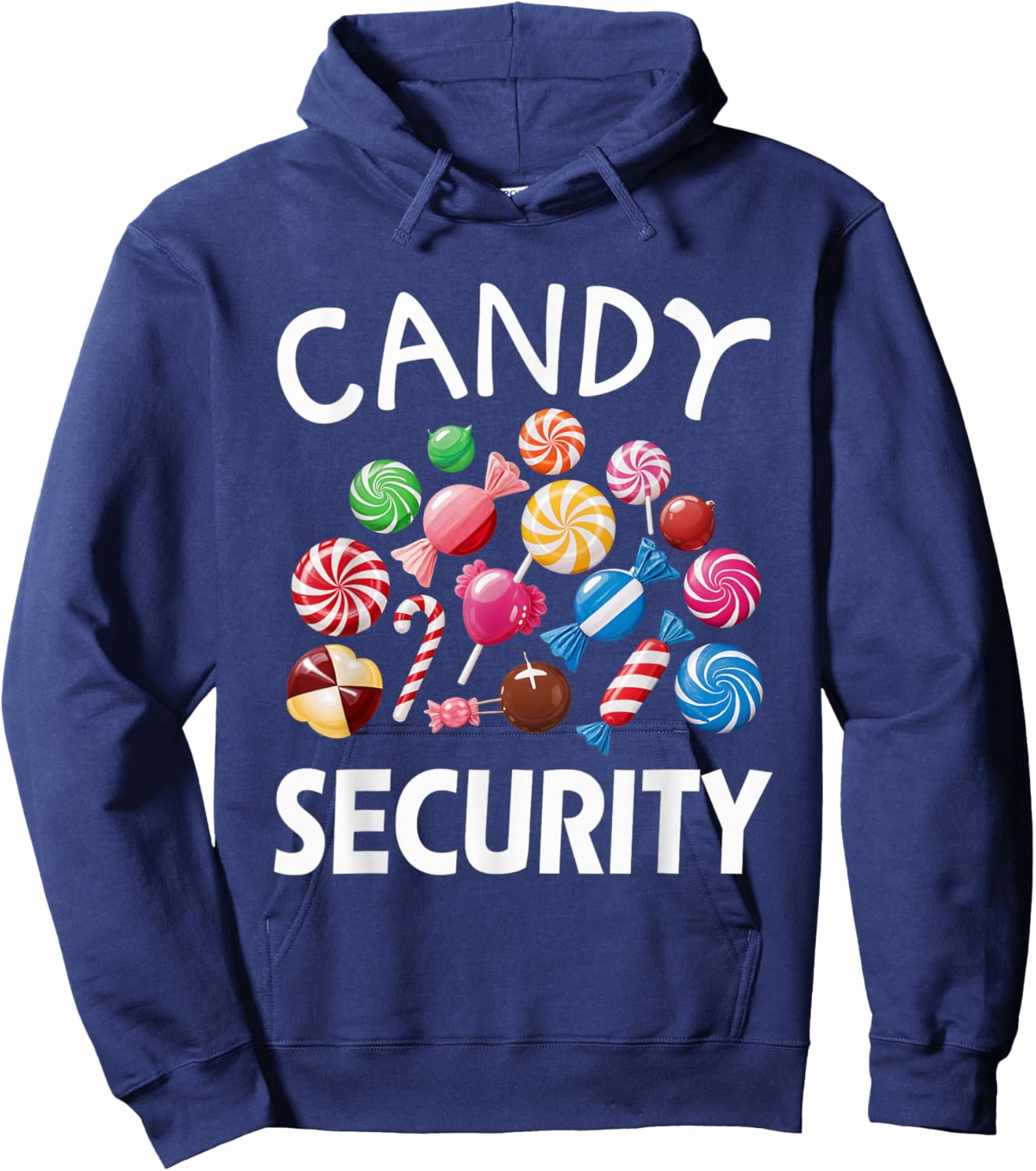 Candy Security Candy Lover Treats Sweets Fun Hoodie - Hoodie | Navy