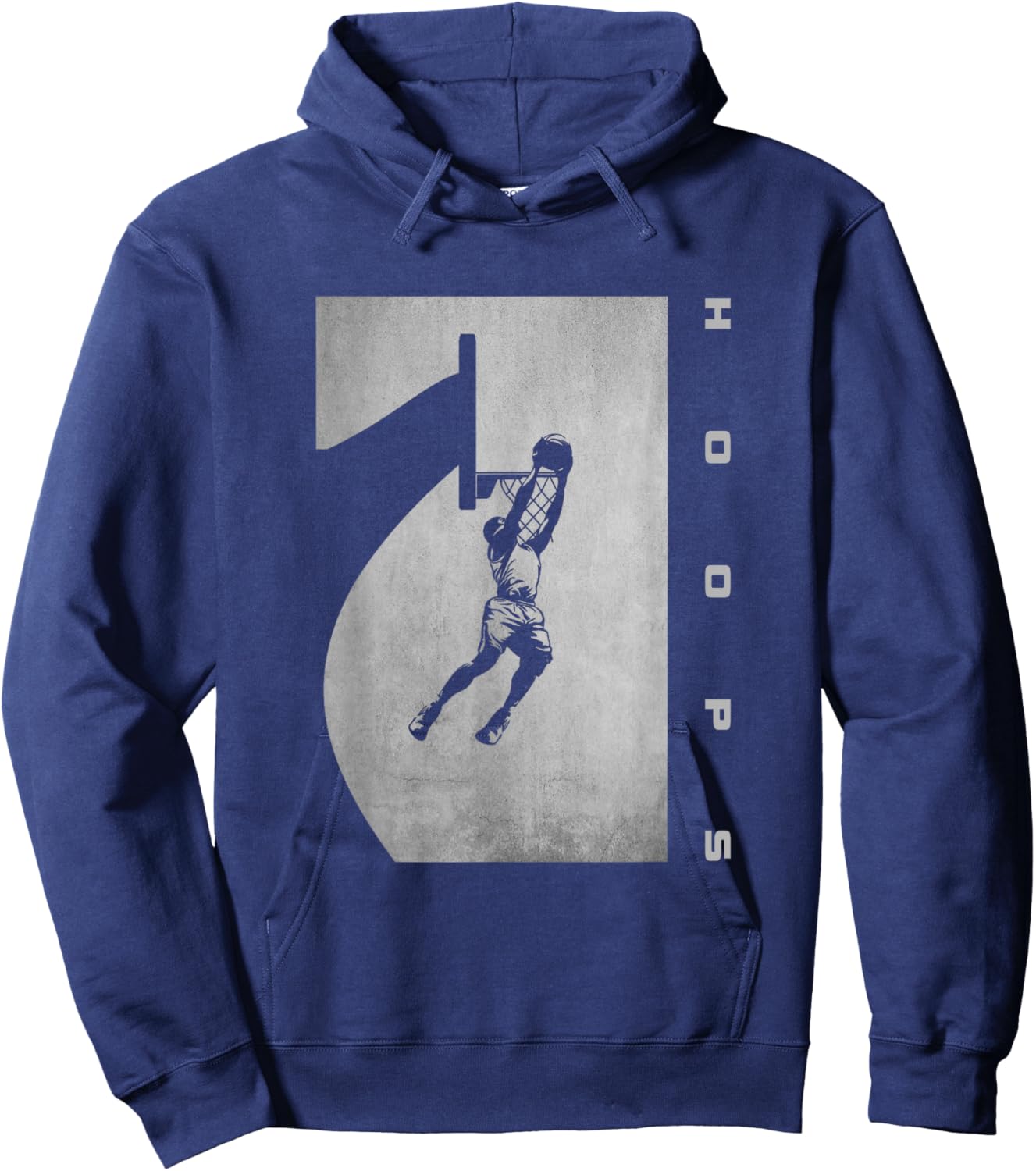 BASBO -Adult Basketball - Black, Small, Short Sleeve, Classic Fit, Imported, 100% Polyester, Basketball Design Hoodie - Hoodie | Navy