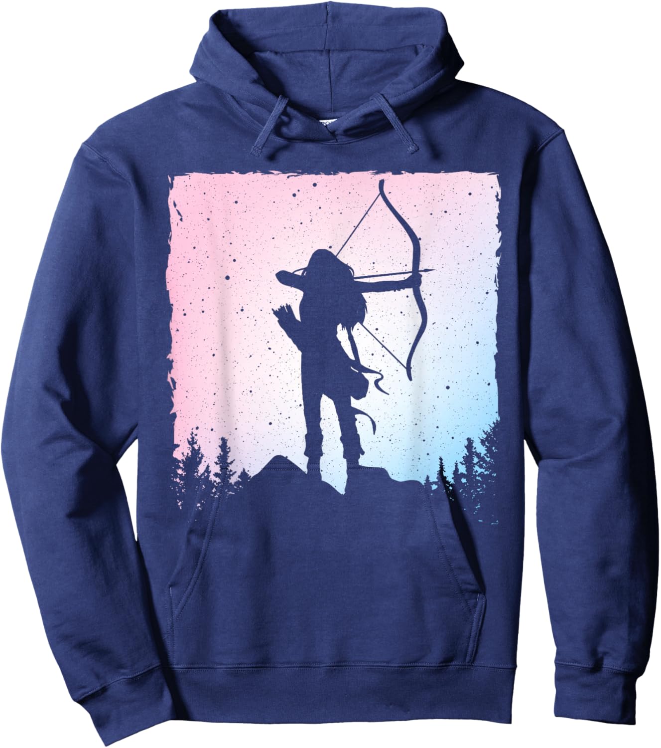 Cute Archery Design Women Kids Archer Archery Lovers Hoodie - Hoodie | Navy