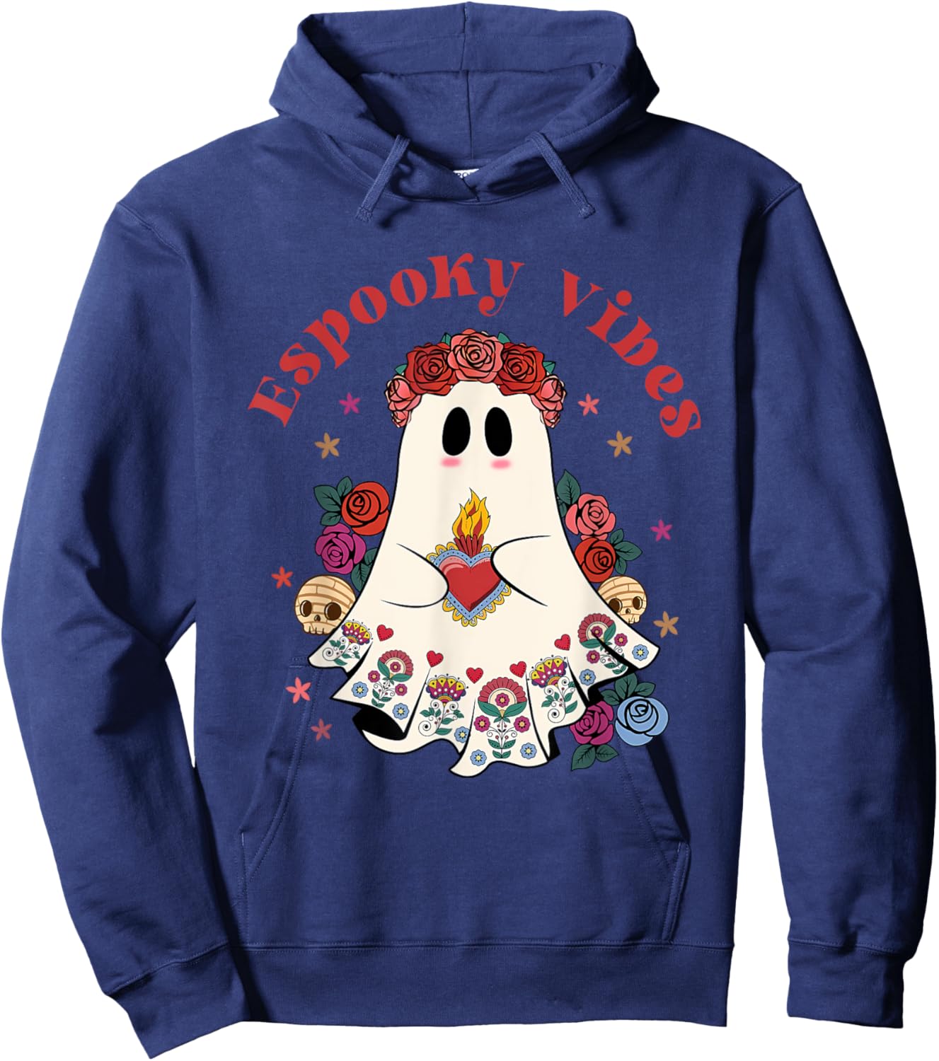 Espooky Vibes Maestra Halloween Spanish Spooky Season Hoodie - Hoodie | Navy