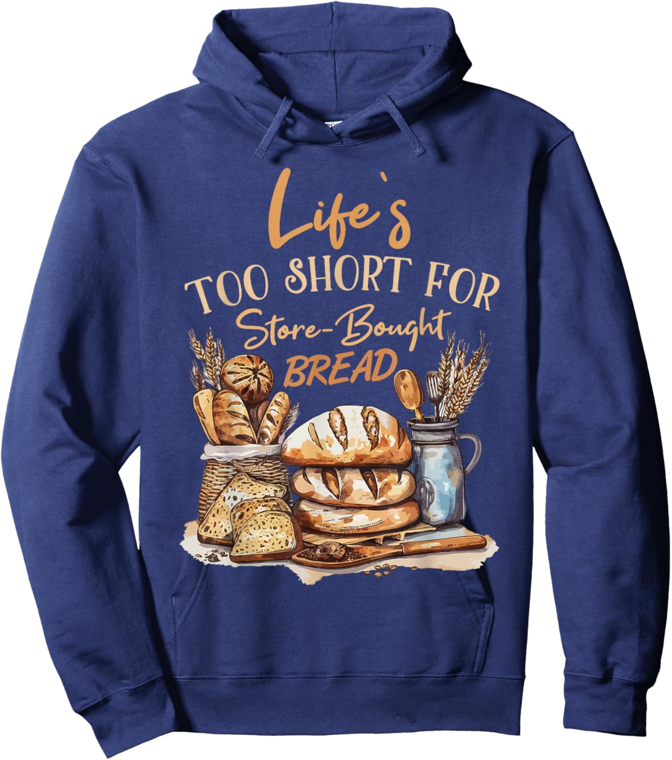 Baker Funny Saying for Bakery Bread Baking Hoodie - Hoodie | Navy