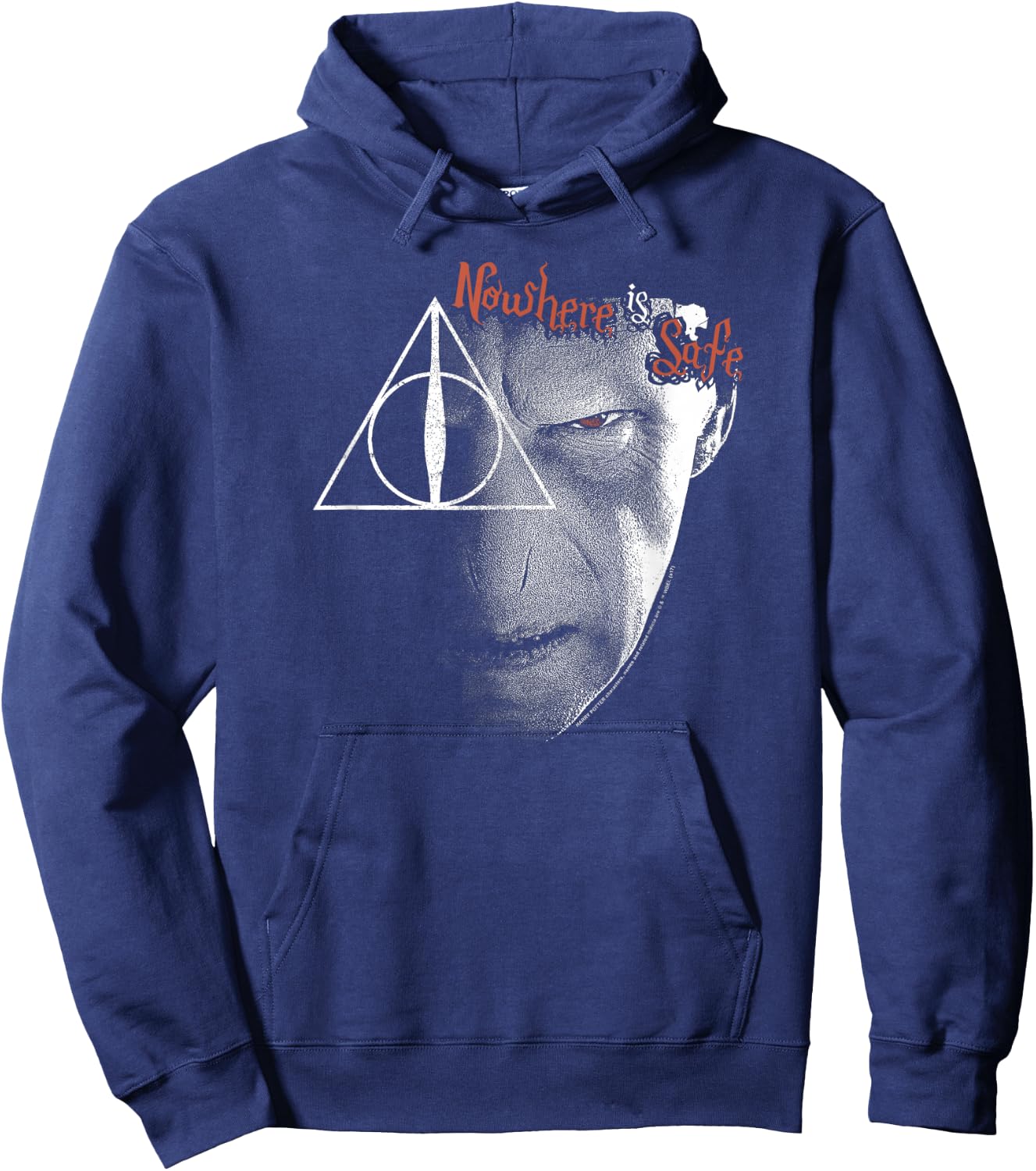 Harry Potter Voldemort Nowhere Is Safe Hoodie - Hoodie | Navy