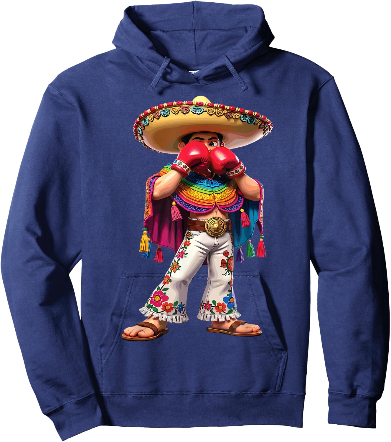 Mexican Boxing T Cultural Fighter Hoodie - Hoodie | Navy