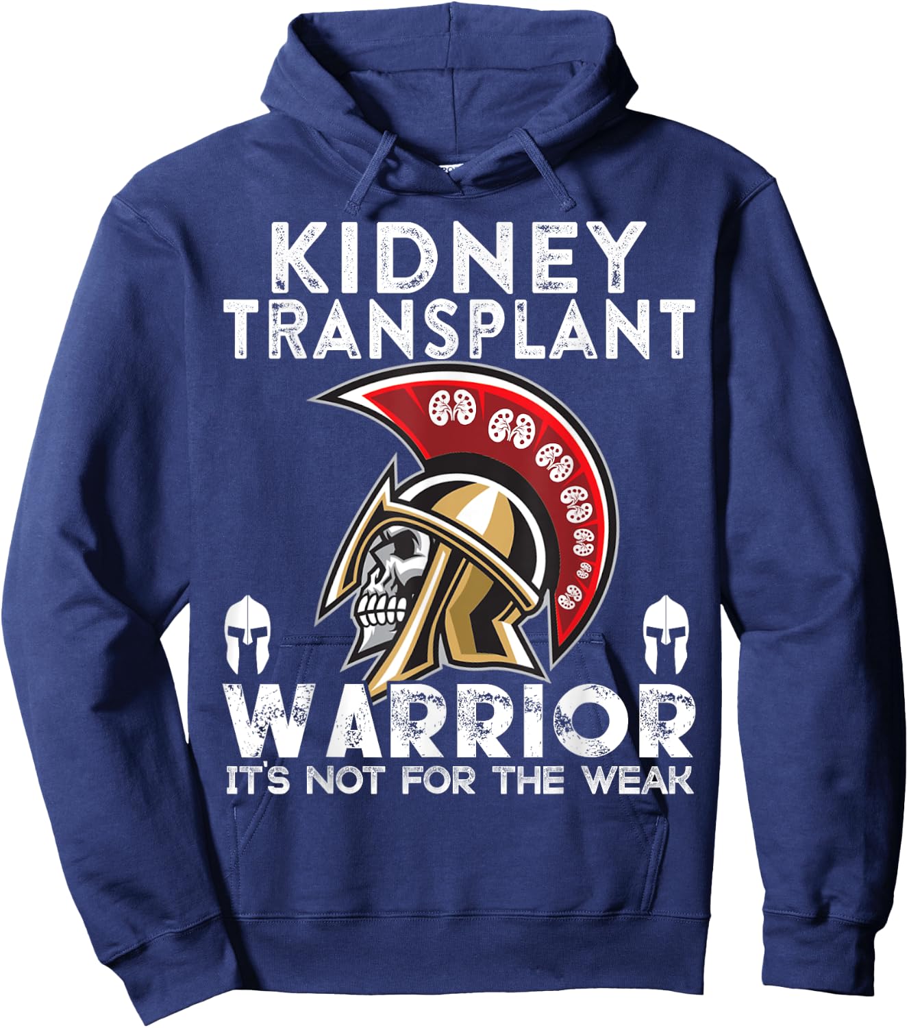 Kidney Transplant T shirts Warrior Awareness Gift Hoodie - Hoodie | Navy