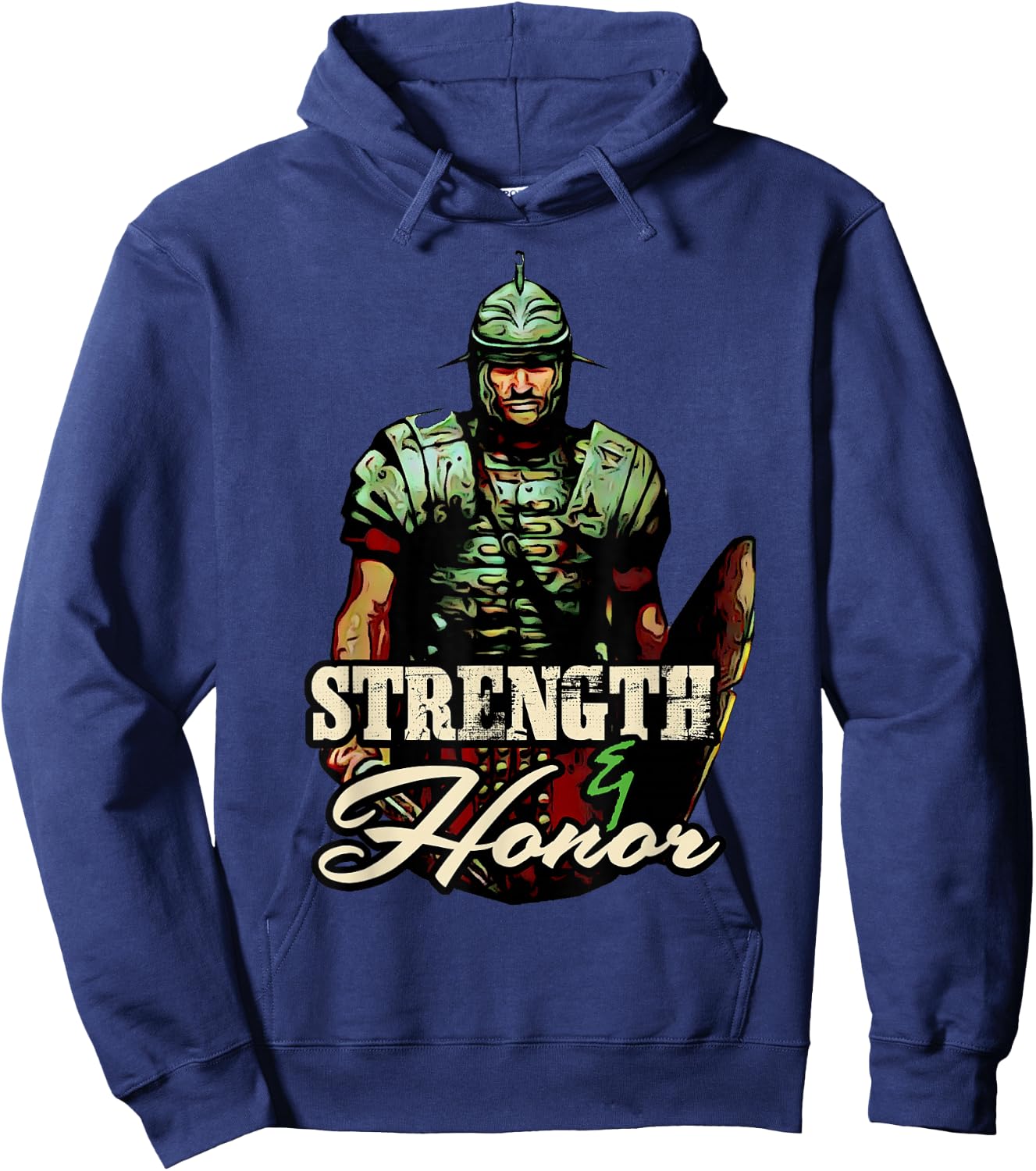 Senatus Populusque Romanus Apparel Roman Empire Honor Legionary Hoodie - Hoodie | Navy