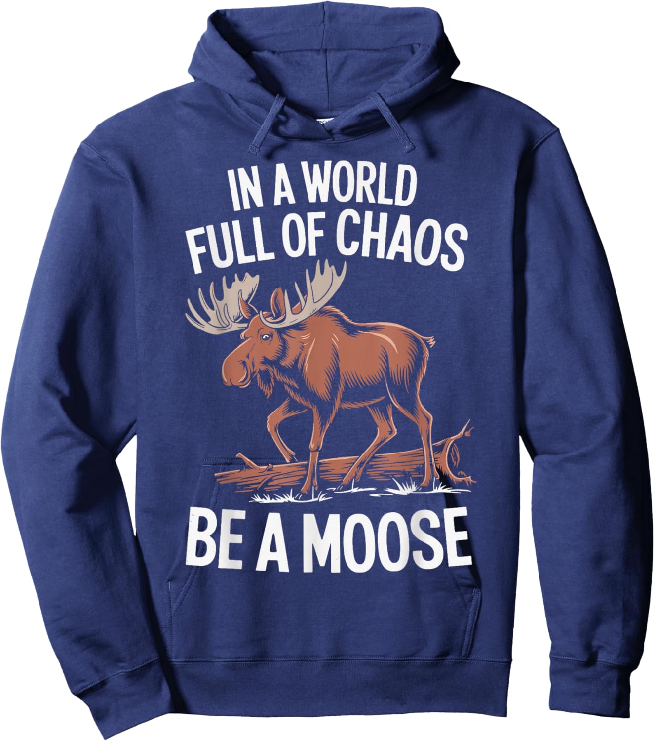 Be A Moose Hoodie - Hoodie | Navy